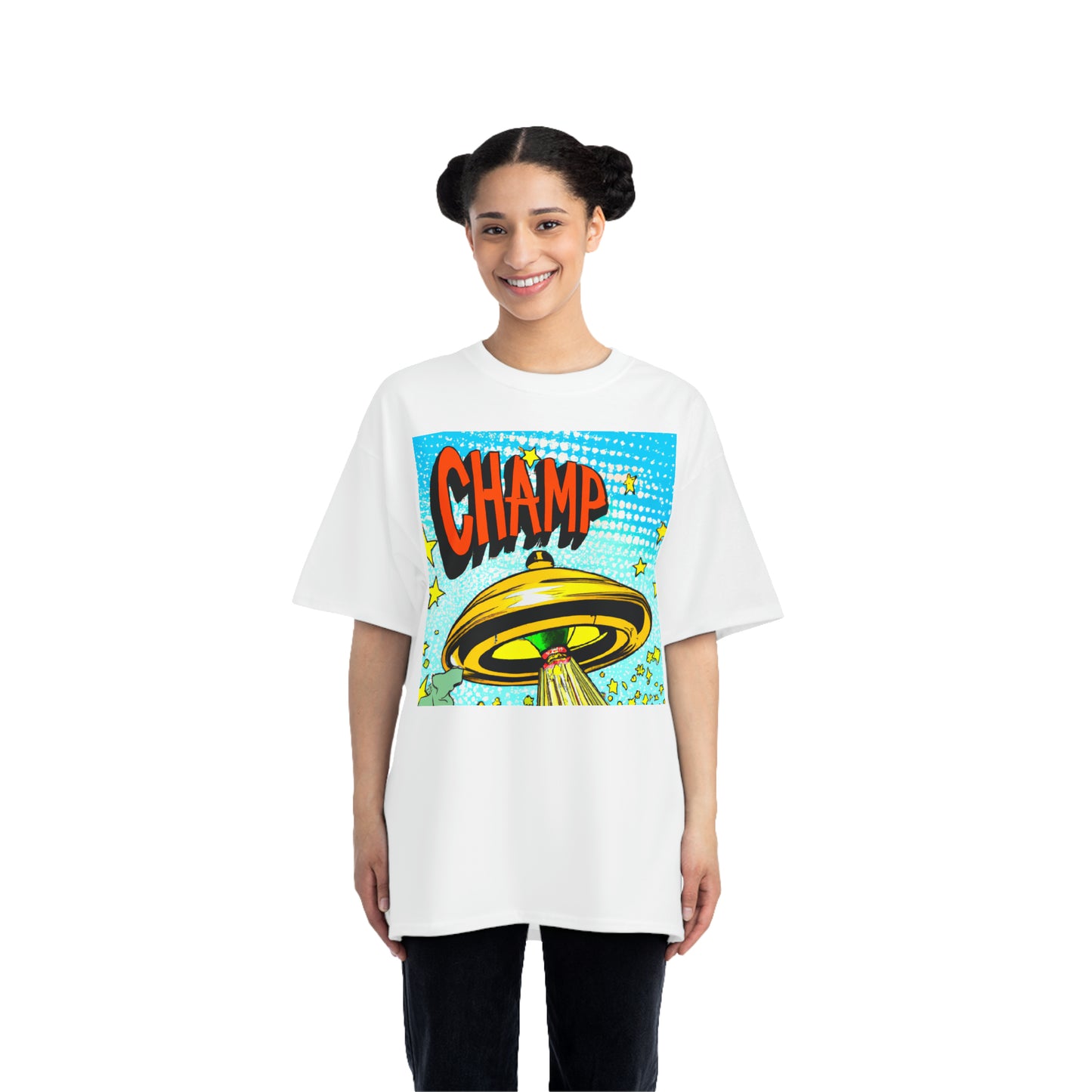 UFO CHAMP 10 - AI Art - Beefy-T® T-Shirt - (S - 6XL Sizes, Multiple Colors)