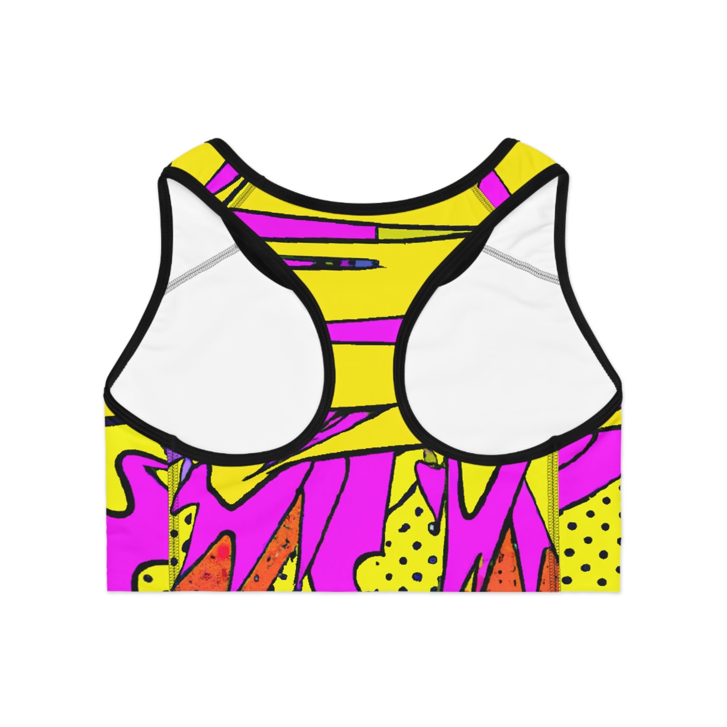 Pink Lemonade Thunder 1 - AI Art - Sports Bra (AOP) - Made in USA