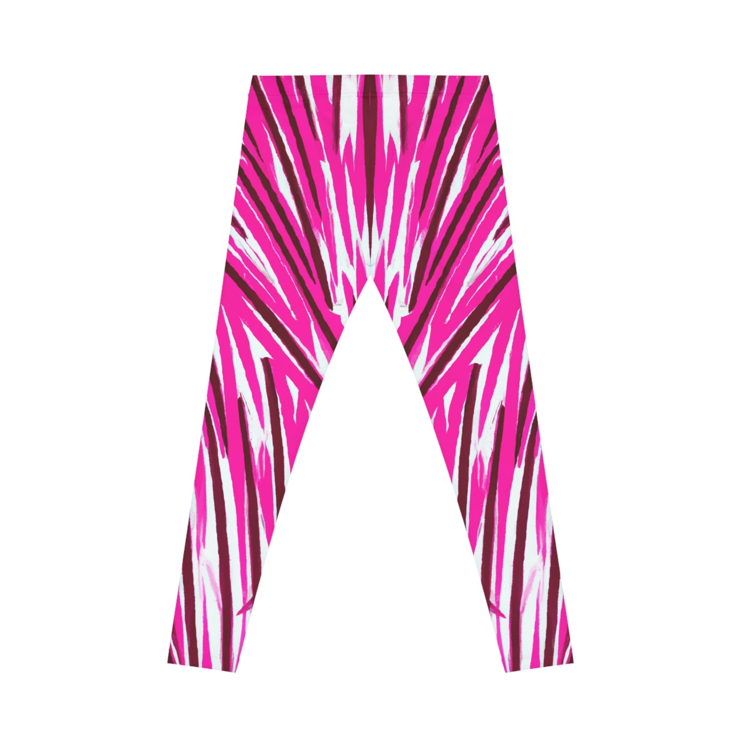 Hot Pink Streaks - AI Art - Women's Casual Leggings (AOP)