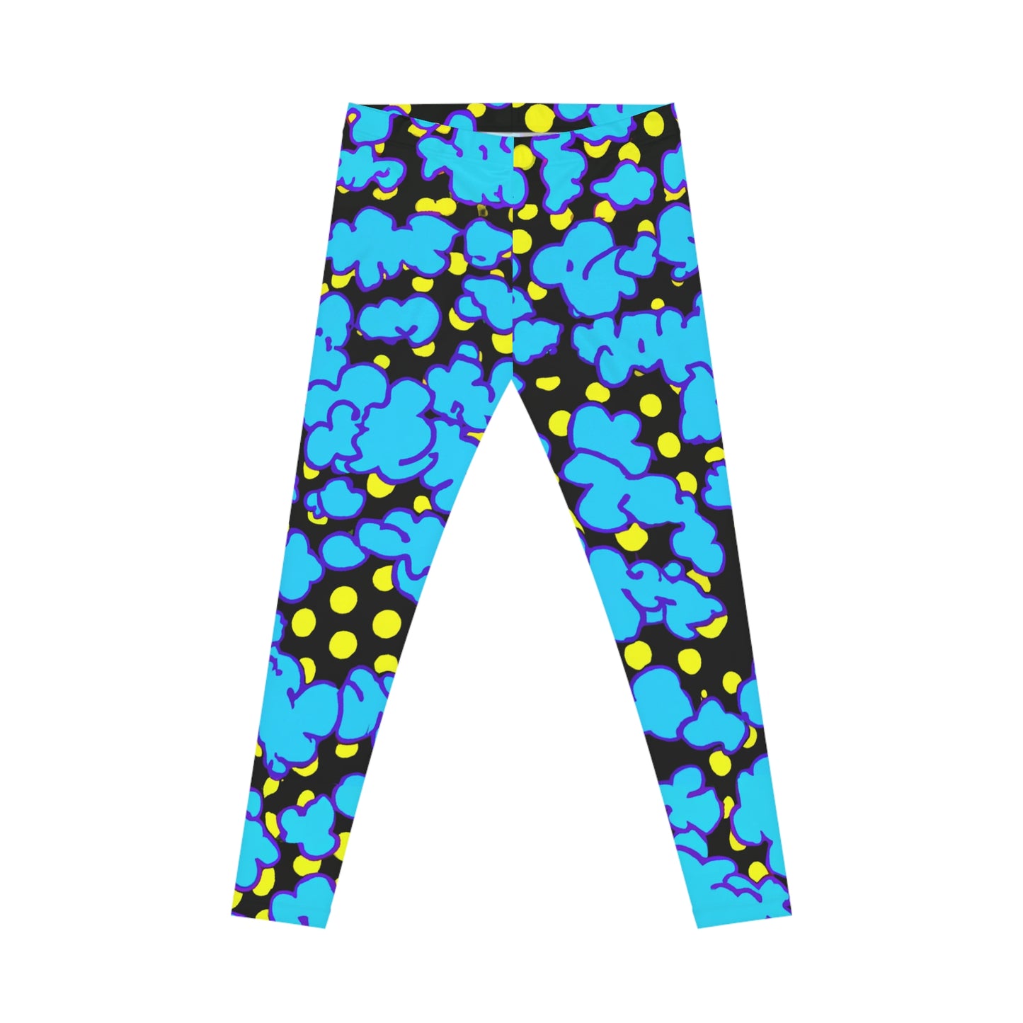 Blue Clouds - AI Art - Women's Casual Leggings (AOP)