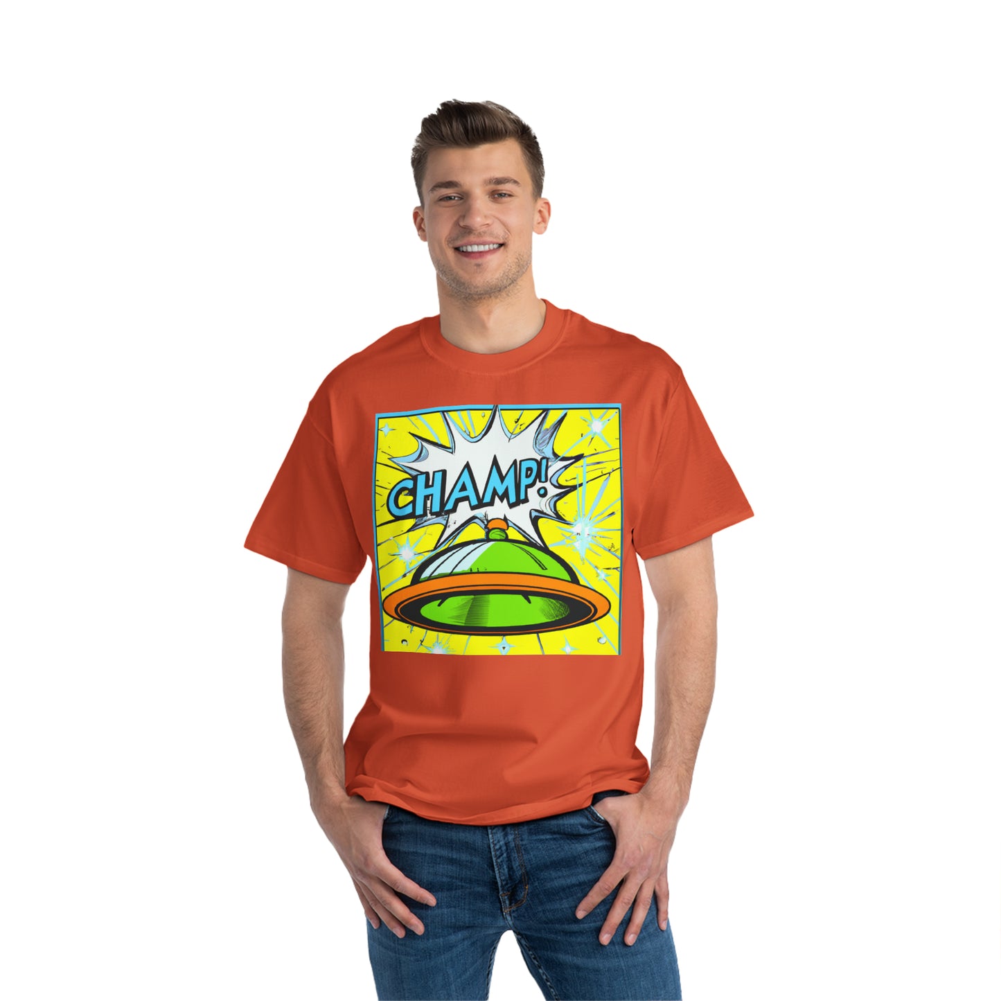 UFO CHAMP! - AI Art - Beefy-T® T-Shirt - (S - 6XL Sizes, Multiple Colors)