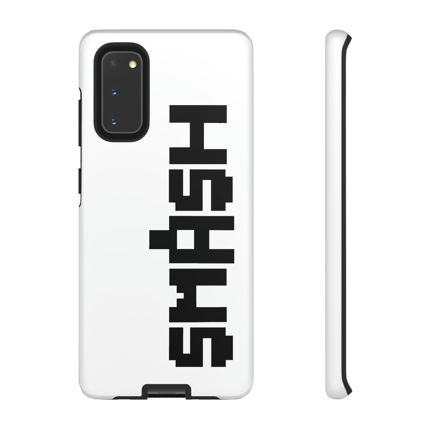 SMASH 8-Bit Logo Samsung Galaxy Phone Tough Cases (Versions S10-S21 Ultra, Plus, FE, E Available)