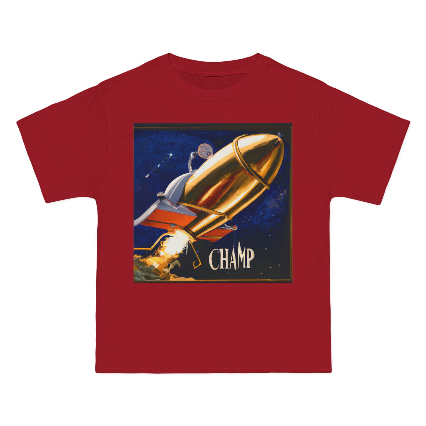 Steampunk Spaceship Champ 6 - AI Art - Beefy-T®  T-Shirt (Sizes S-6XL, Multiple Colors)