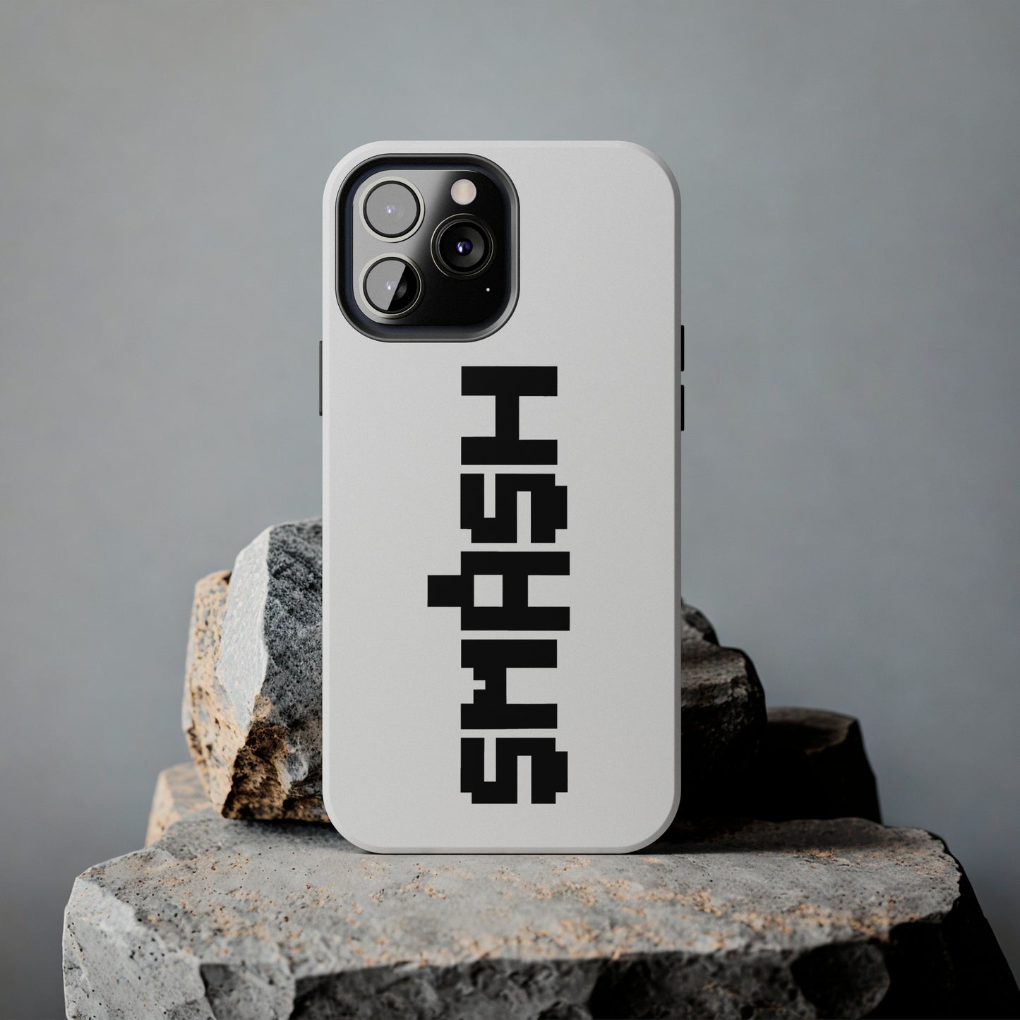 SMASH Logo 8-Bit iPhone Cases - AI Art - Tough Phone Cases (iPhone Versions 7-15pro & X Available)