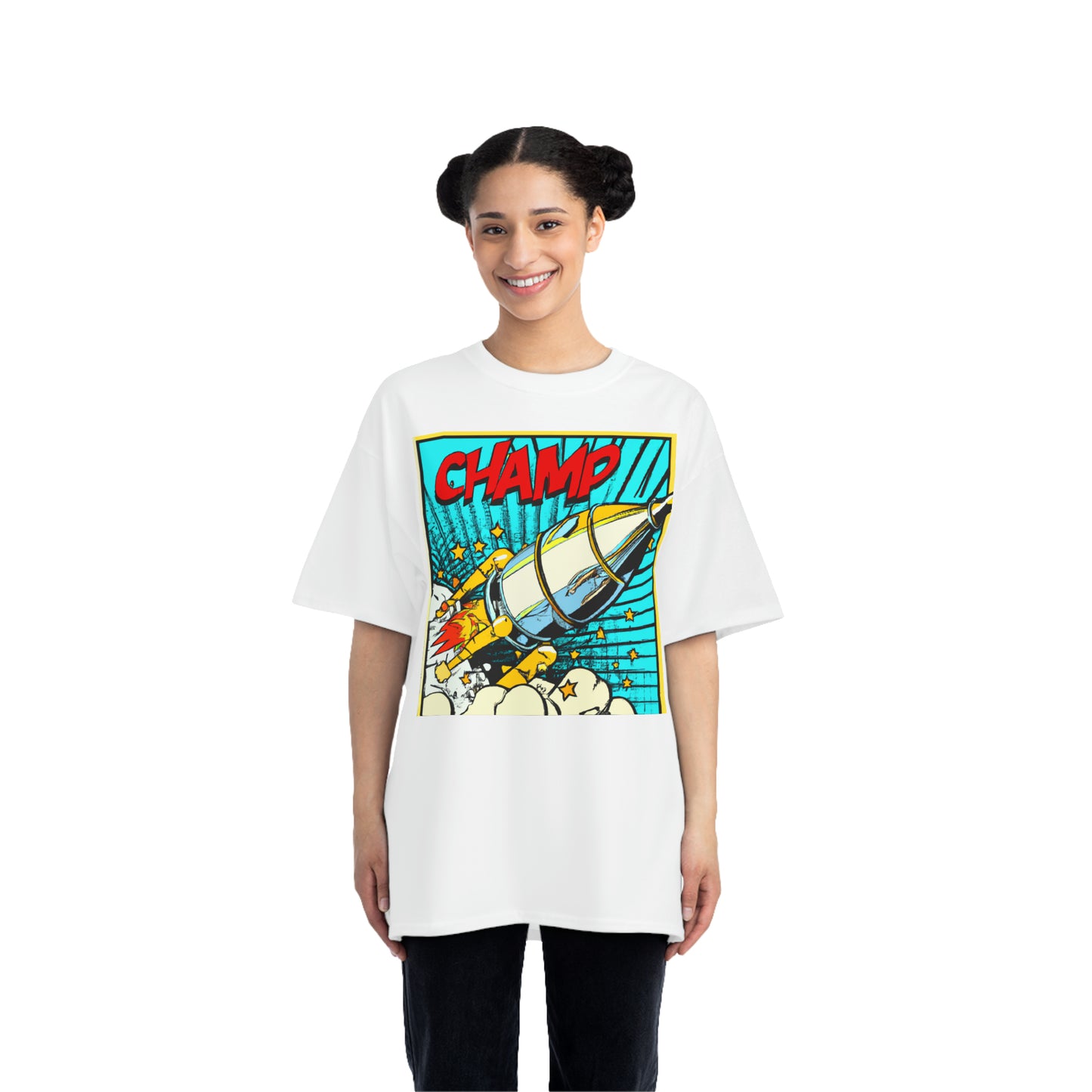 Spaceship Champ 4 - AI Art - Beefy-T®  Short-Sleeve T-Shirt