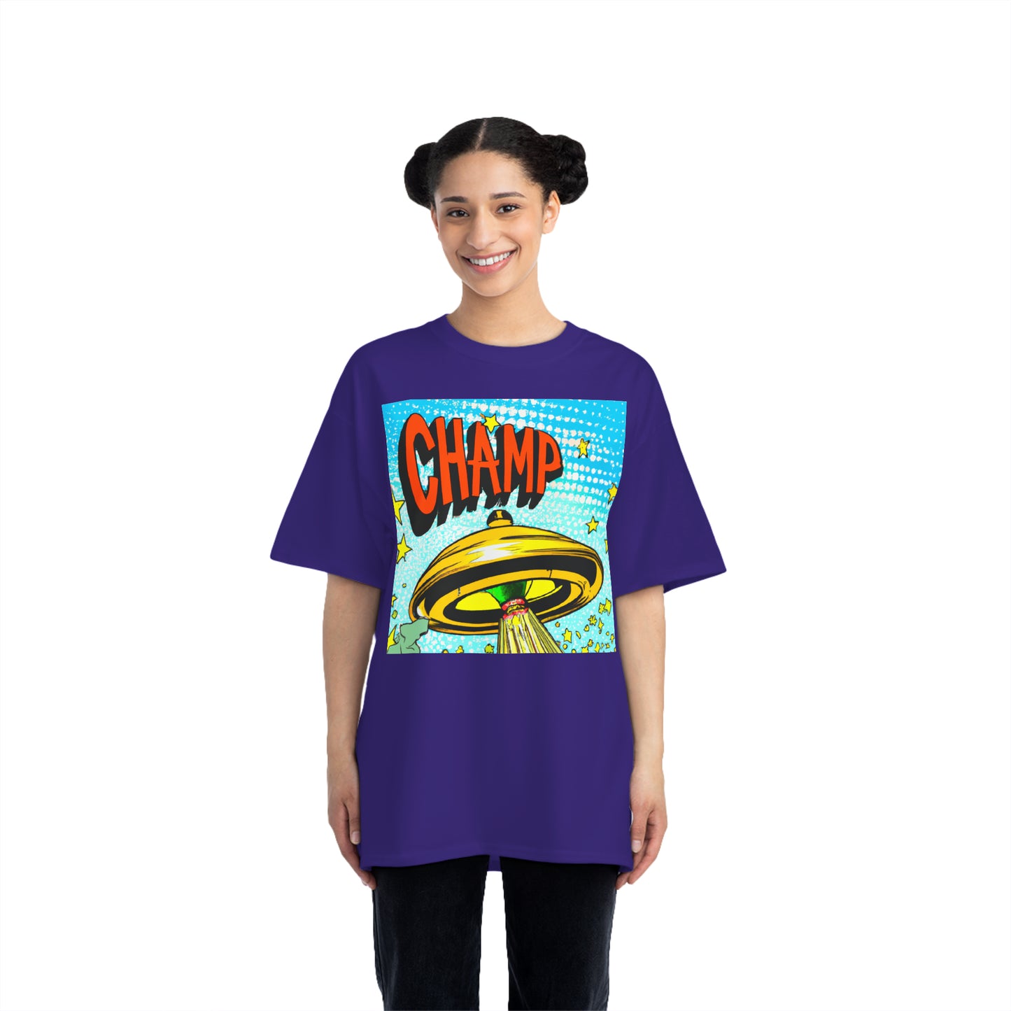 UFO CHAMP 10 - AI Art - Beefy-T® T-Shirt - (S - 6XL Sizes, Multiple Colors)