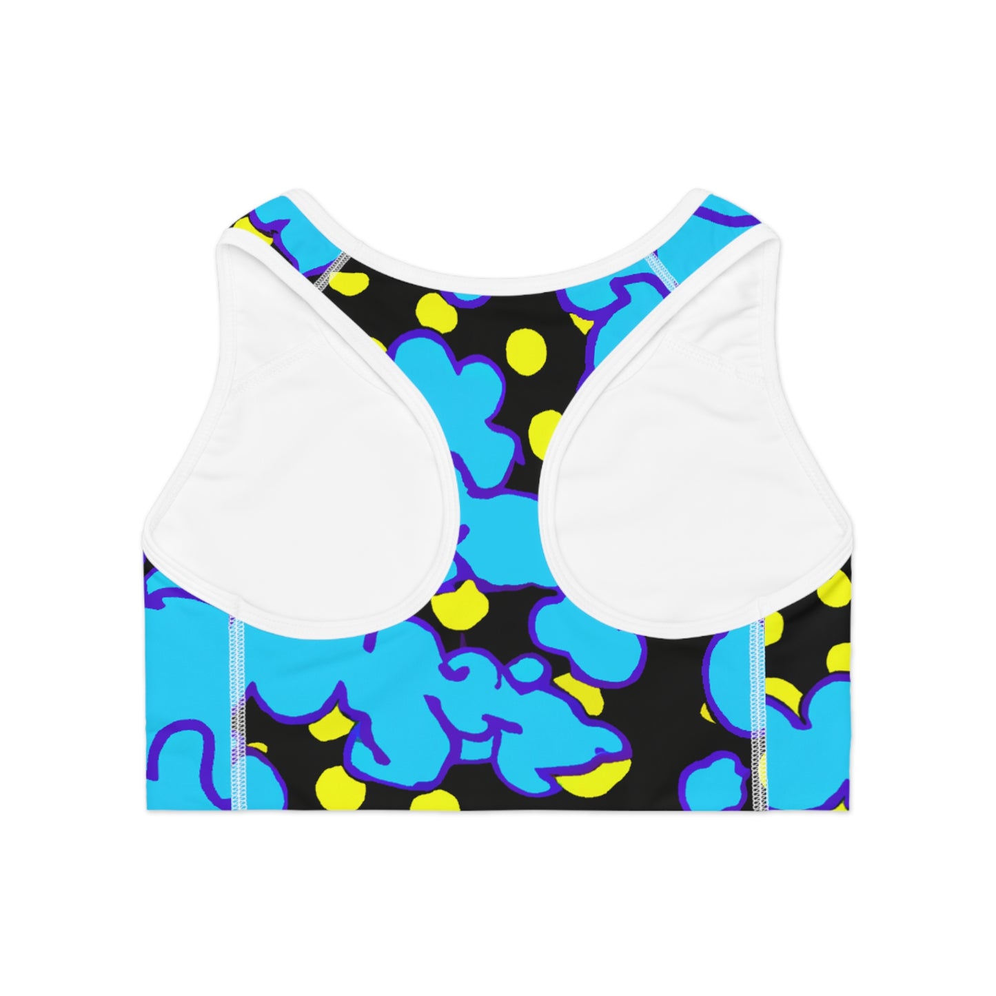 Blue Clouds - AI Art - Sports Bra (AOP)