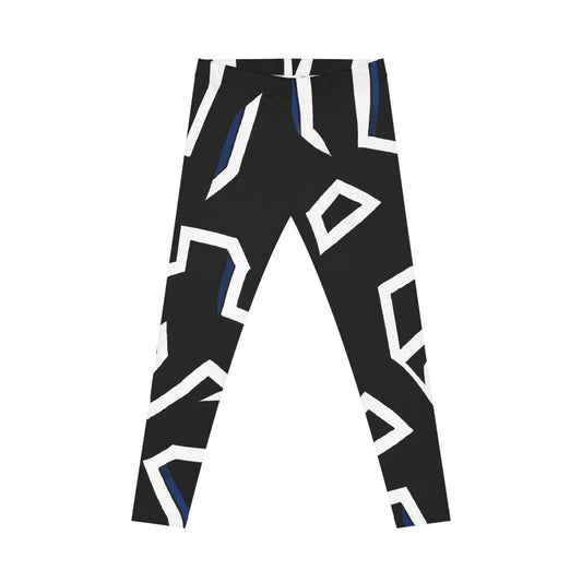 Polygon Computer Game  - AI Art - Women's Casual Leggings (AOP)