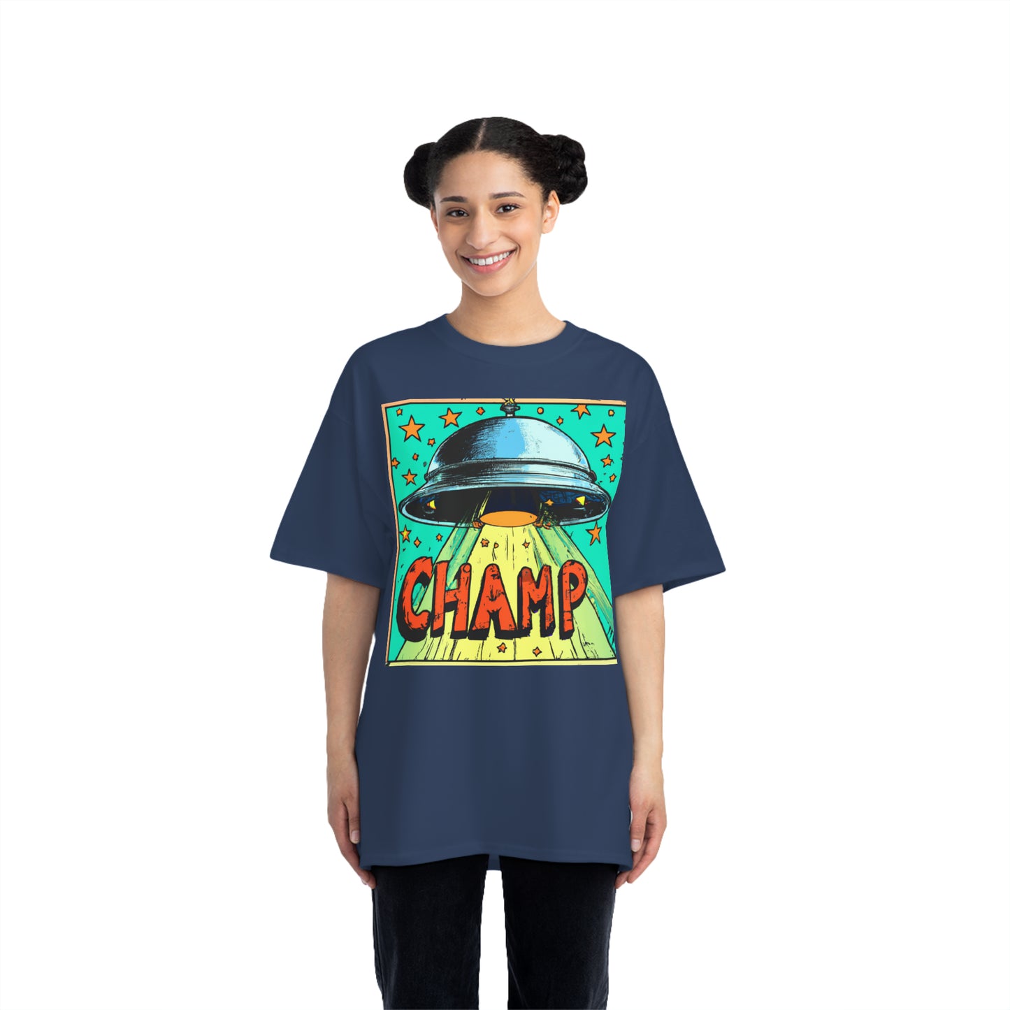 UFO Champ 1 - AI Art - Beefy-T®  Short-Sleeve T-Shirt