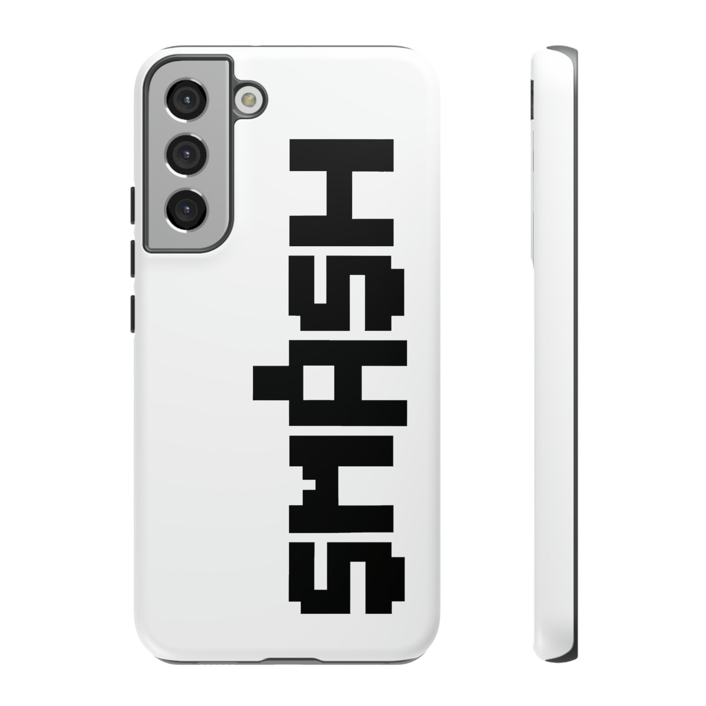 SMASH 8-Bit Logo Samsung Galaxy Phone Tough Cases (Versions S10-S21 Ultra, Plus, FE, E Available)