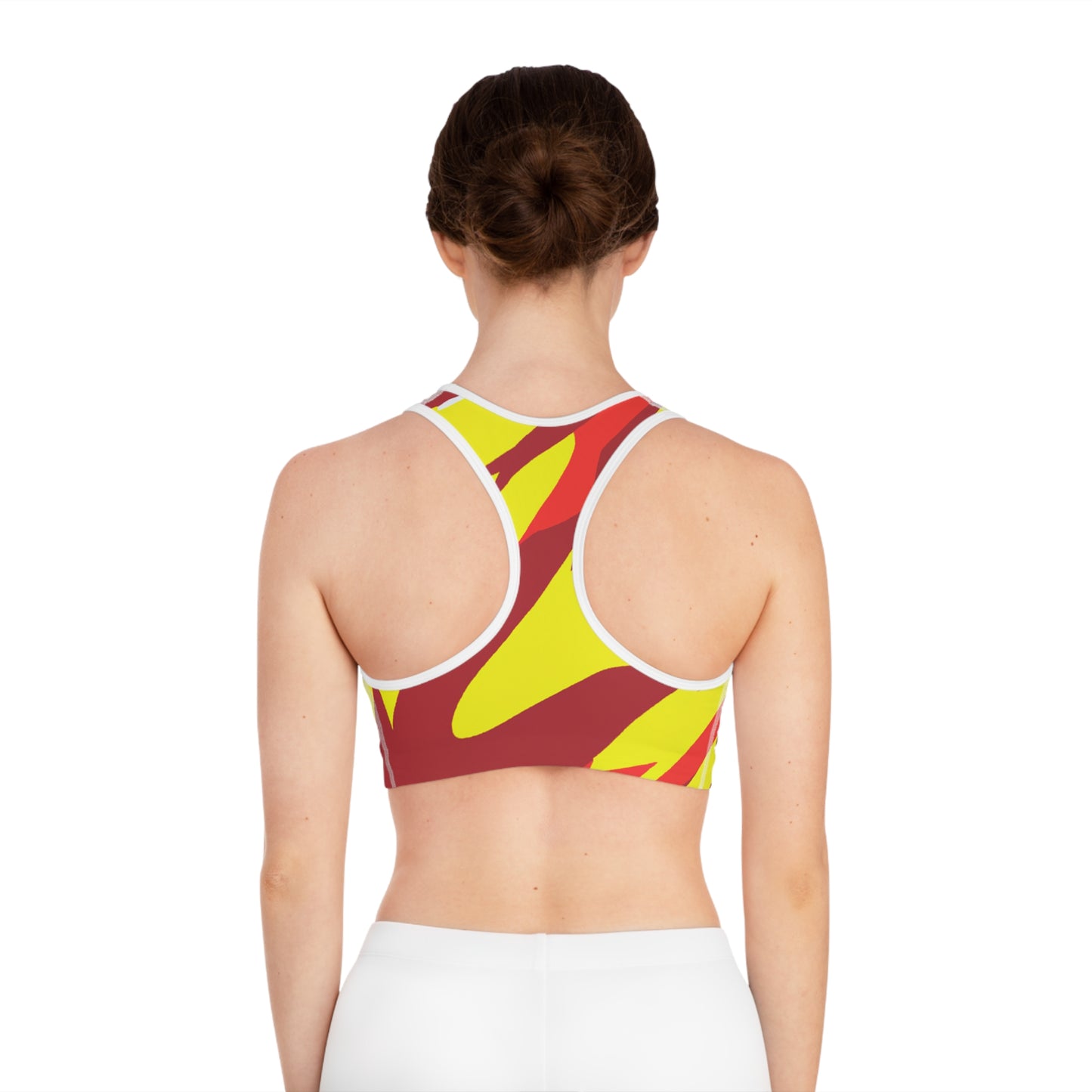 Mustard & Ketchup Dragon  - AI Art - Sports Bra (AOP)