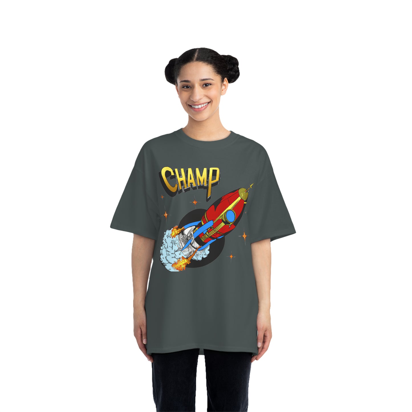 Spaceship Champ 7 - AI Art - Beefy-T®  Short-Sleeve T-Shirt