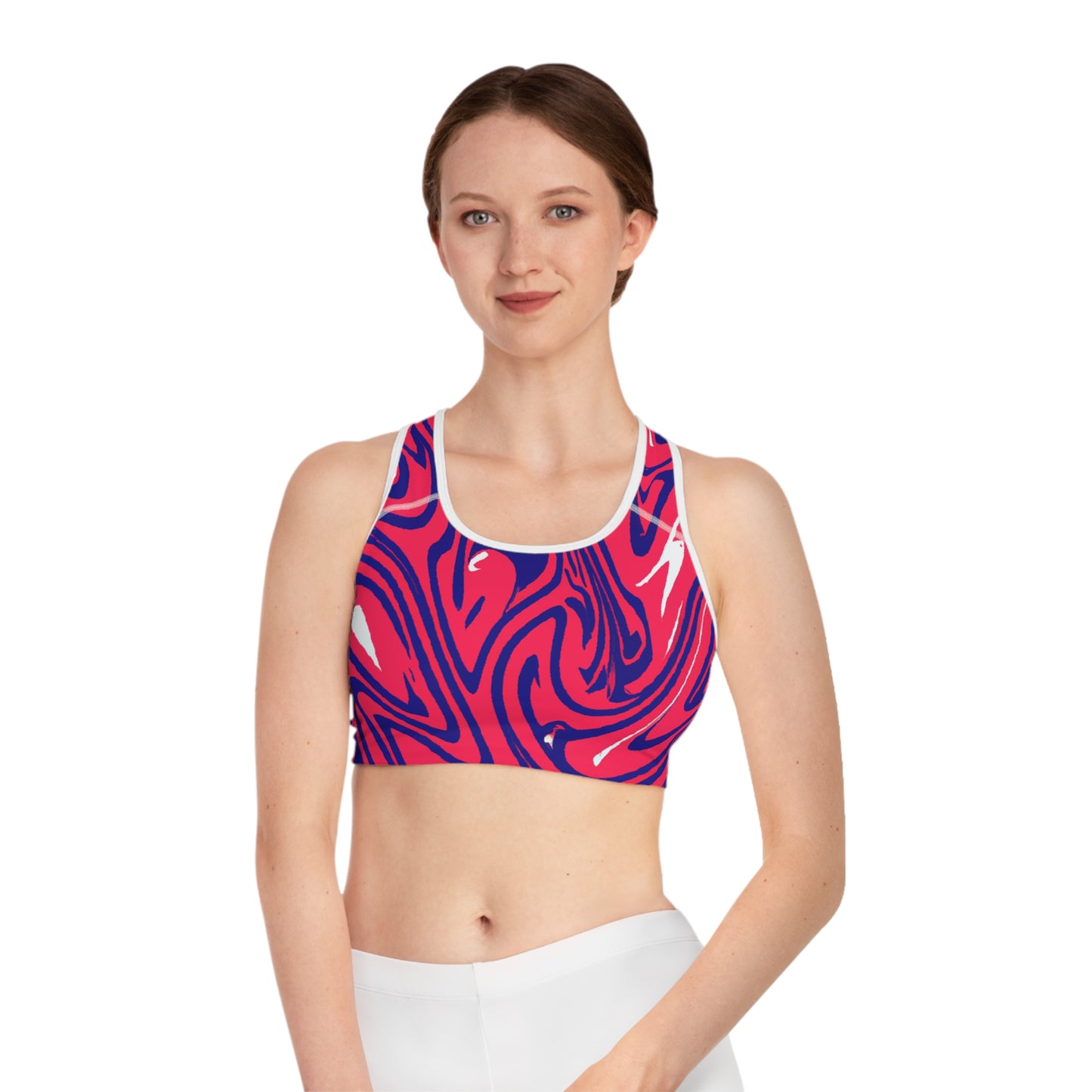 Martian Fingerprint - AI Art - Sports Bra (AOP)