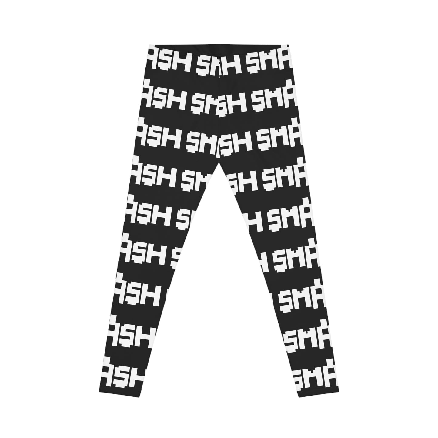 SMASH 8-bit Logos 3 -  AI Art - Women's Casual Leggings