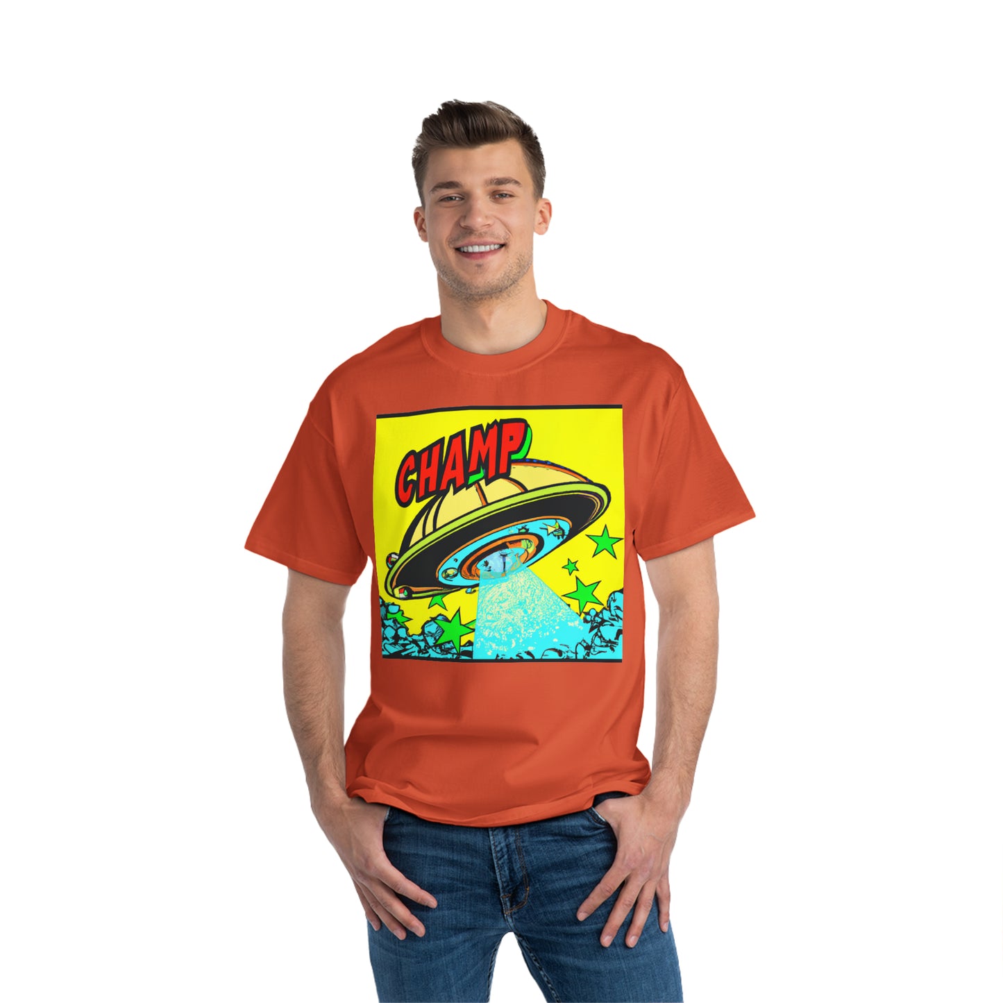 UFO CHAMP 7 - AI Art - Beefy-T® T-Shirt - (S - 6XL Sizes, Multiple Colors)