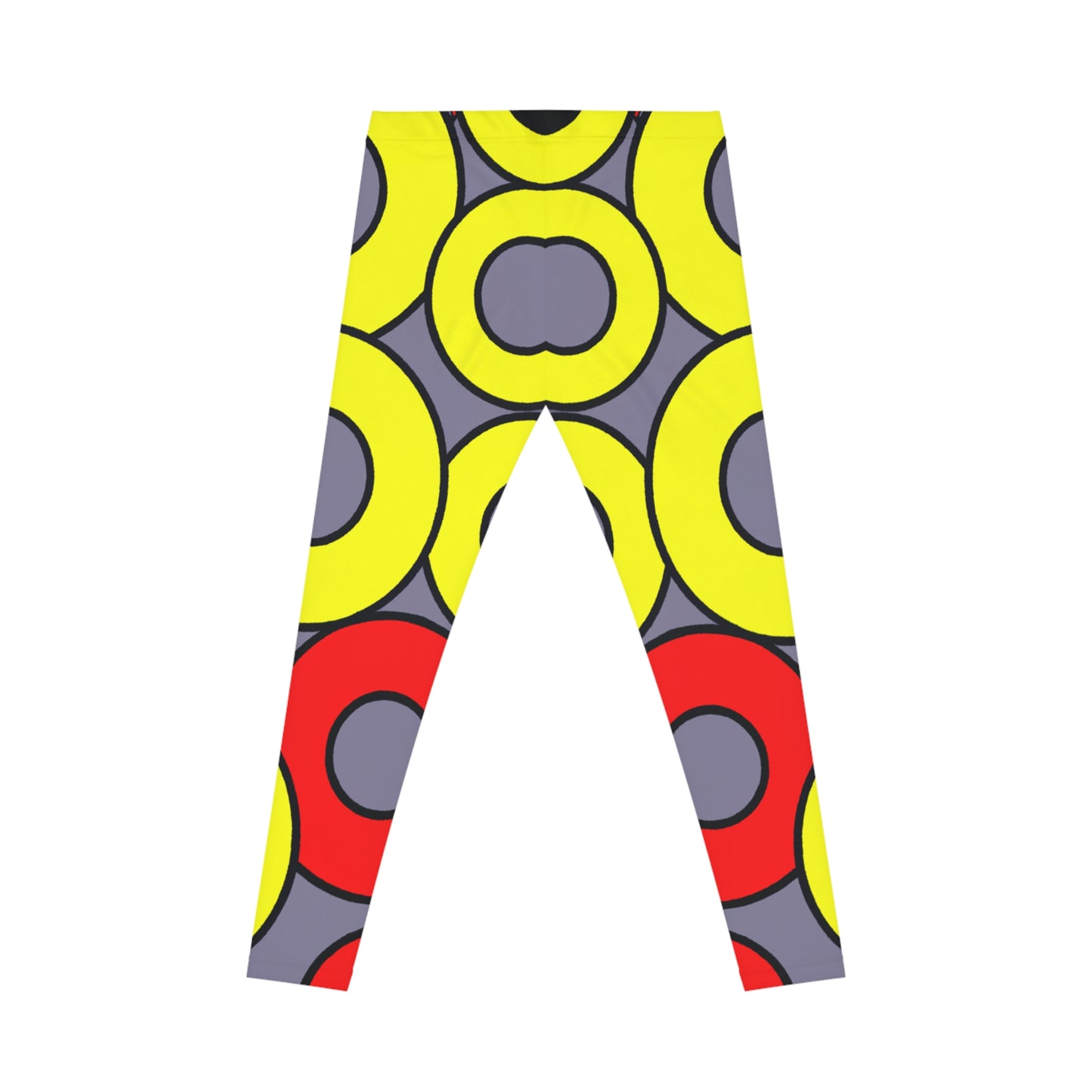 Lemon & Cherry Donuts - AI Art - Women's Casual Leggings (AOP)