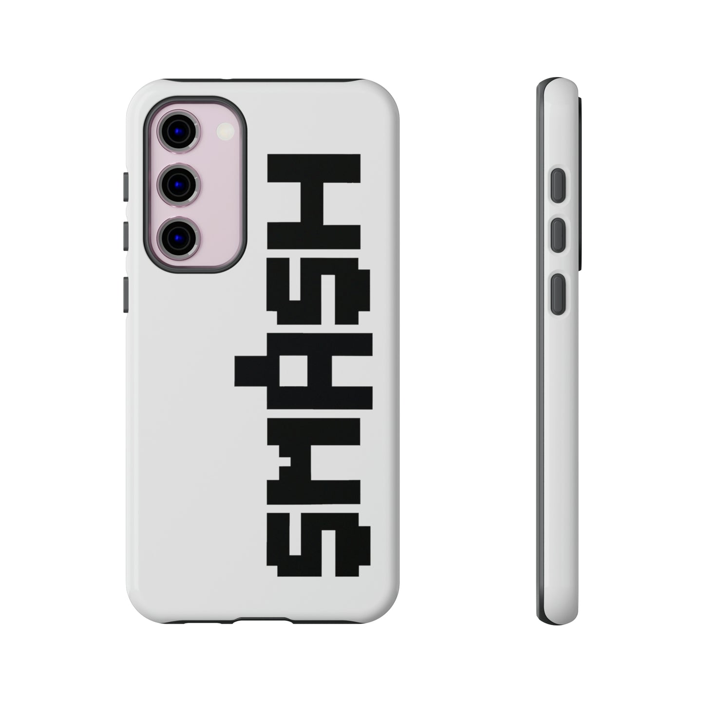 SMASH 8-Bit Logo Samsung Galaxy Phone Tough Cases (Versions S10-S21 Ultra, Plus, FE, E Available)