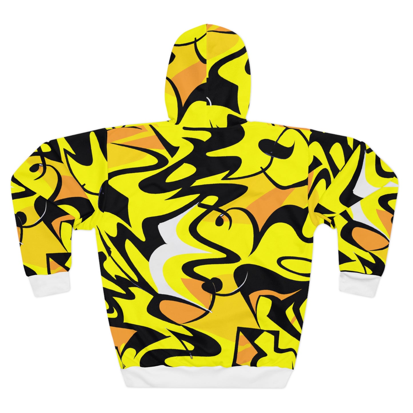 Tiger Swirl - AI Art - Unisex Pullover Hoodie (AOP)