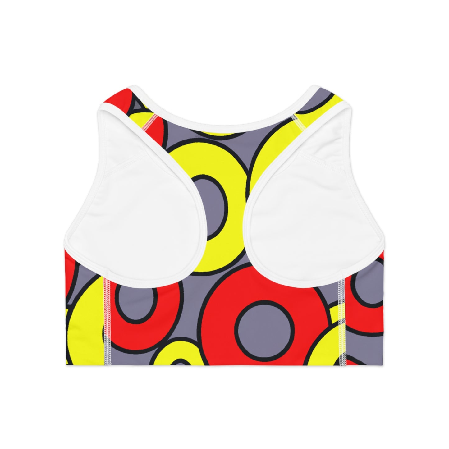 Lemon & Cherry Donuts - AI Art - Sports Bra (AOP)