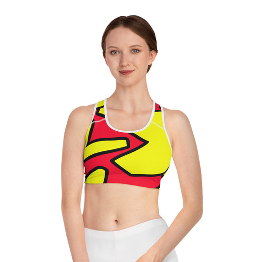 Mustard & Ketchup (Anime Style) - AI Art - Sports Bra (AOP)