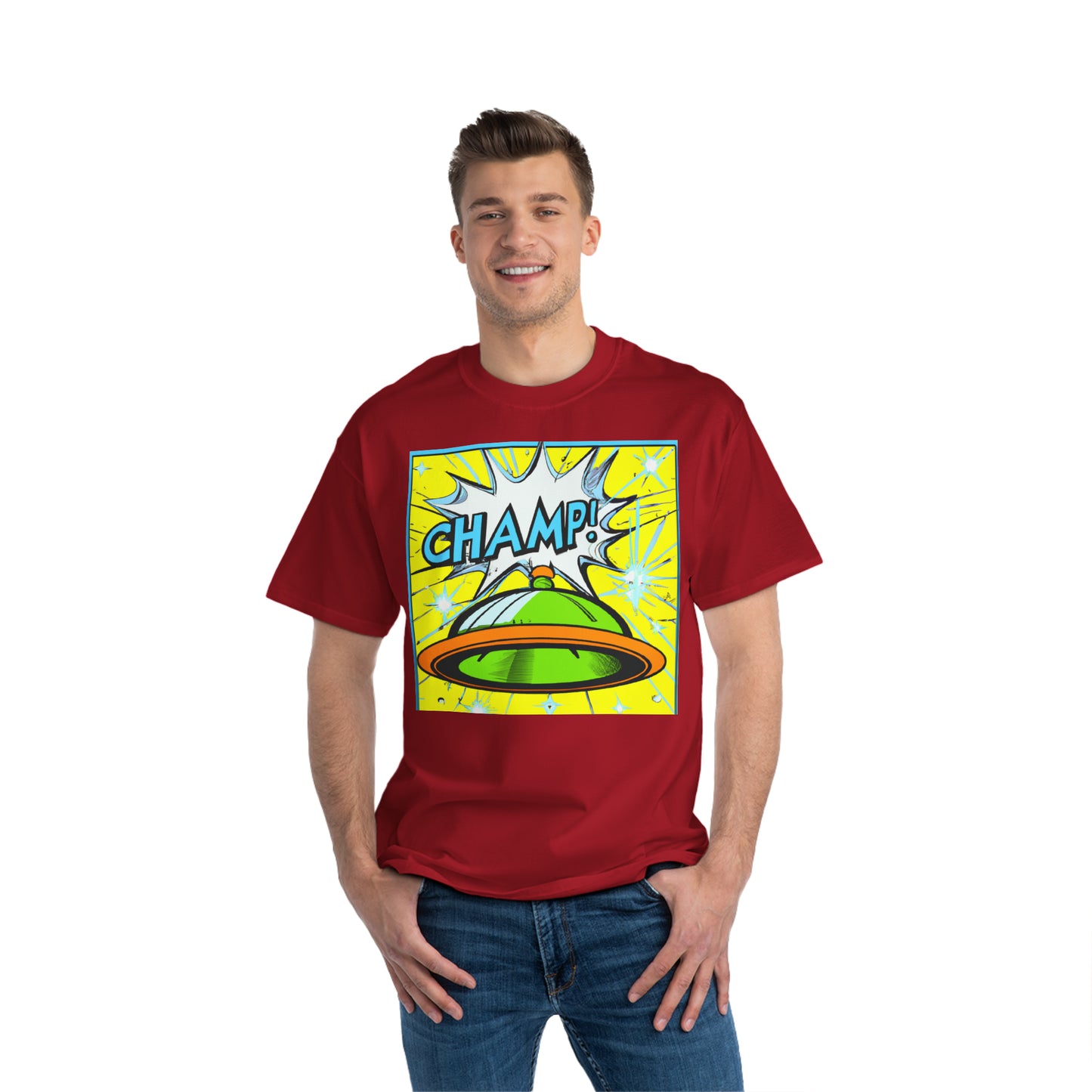 UFO CHAMP! - AI Art - Beefy-T® T-Shirt - (S - 6XL Sizes, Multiple Colors)