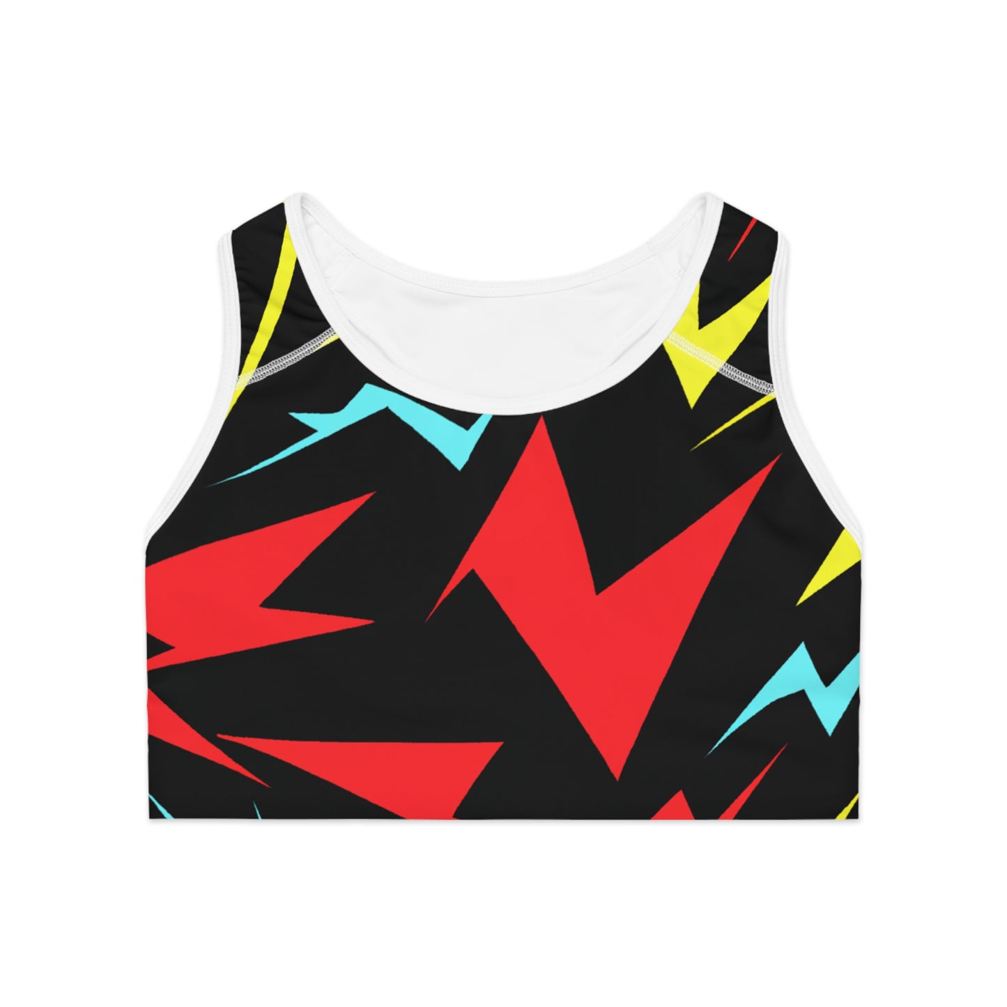 Cartoon Thunderbolts - AI Art - Sports Bra (AOP)