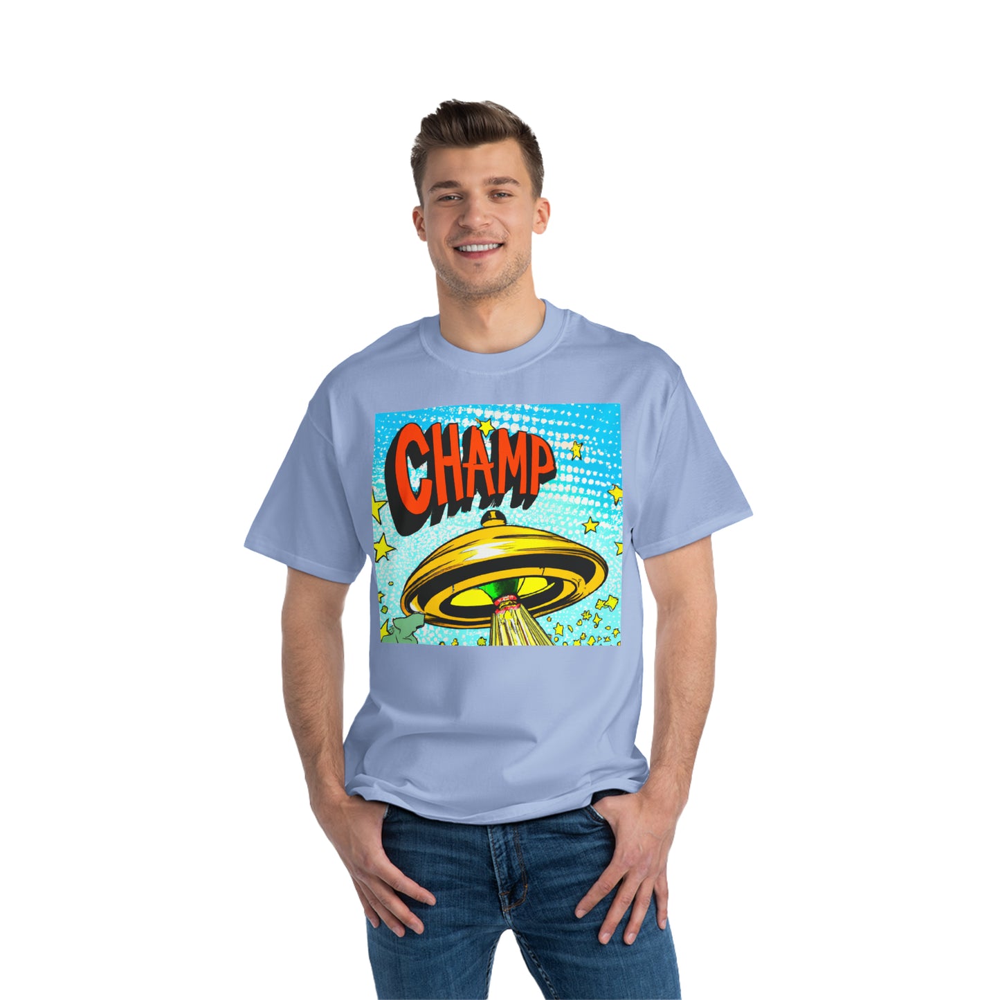 UFO CHAMP 10 - AI Art - Beefy-T® T-Shirt - (S - 6XL Sizes, Multiple Colors)