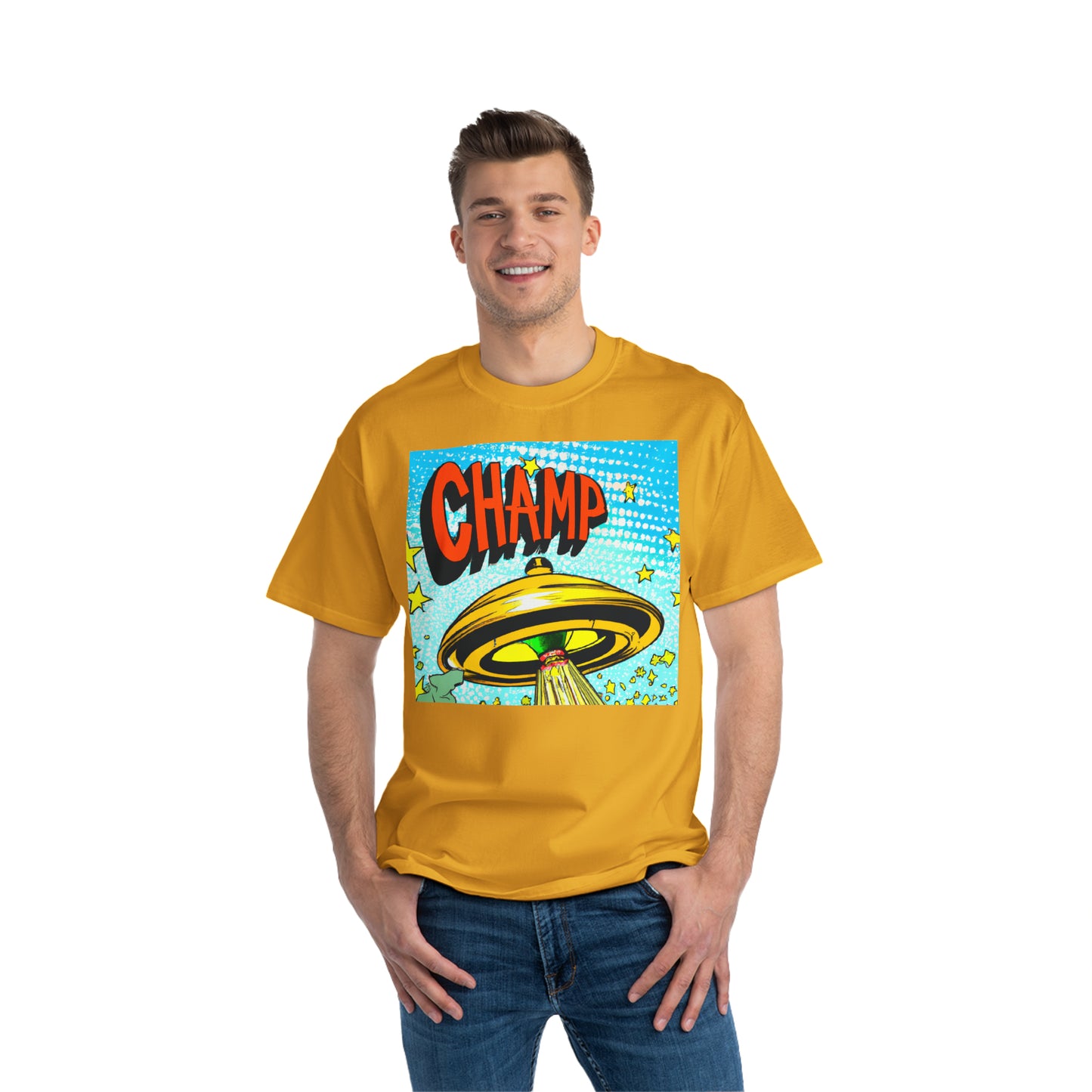 UFO CHAMP 10 - AI Art - Beefy-T® T-Shirt - (S - 6XL Sizes, Multiple Colors)