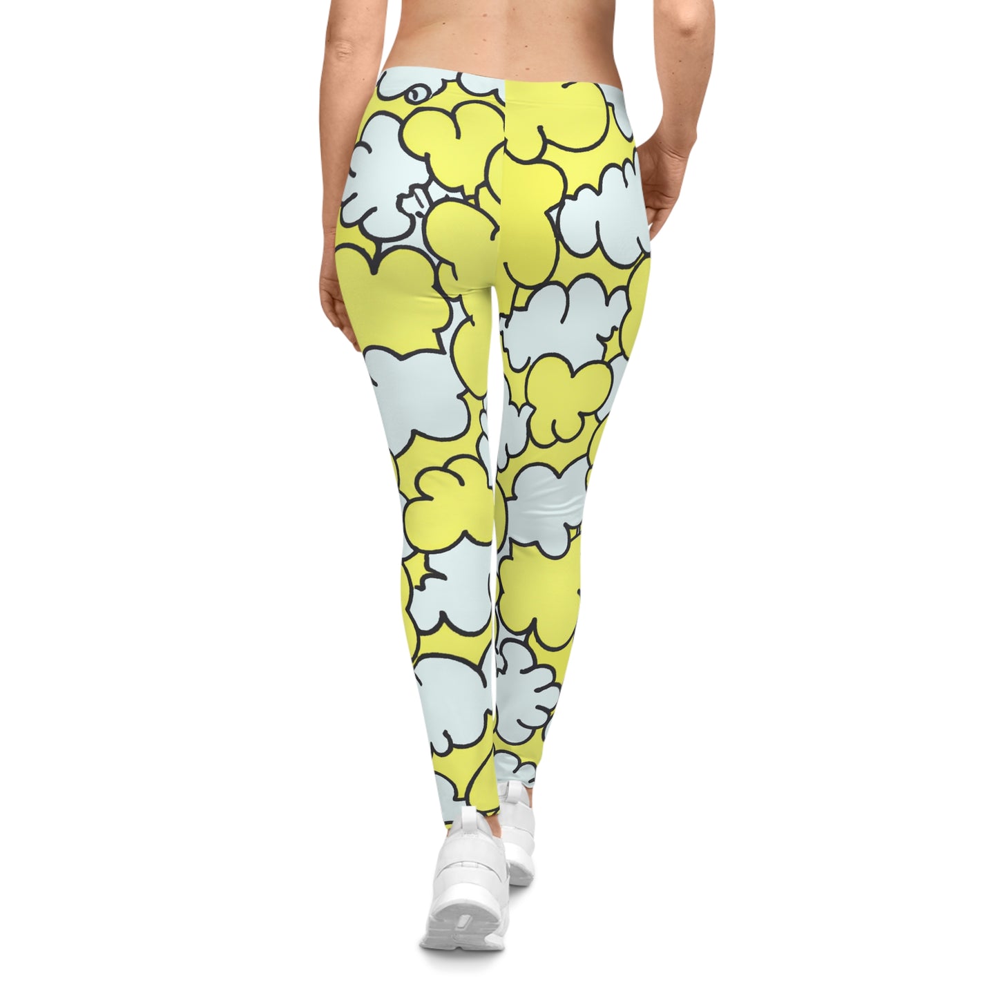 Buttered Popcorn - AI Art - Women's Casual Leggings (AOP)