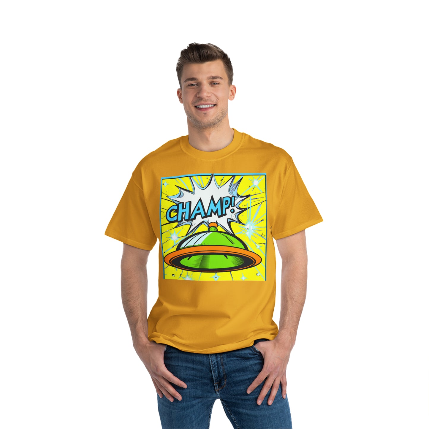 UFO CHAMP! - AI Art - Beefy-T® T-Shirt - (S - 6XL Sizes, Multiple Colors)