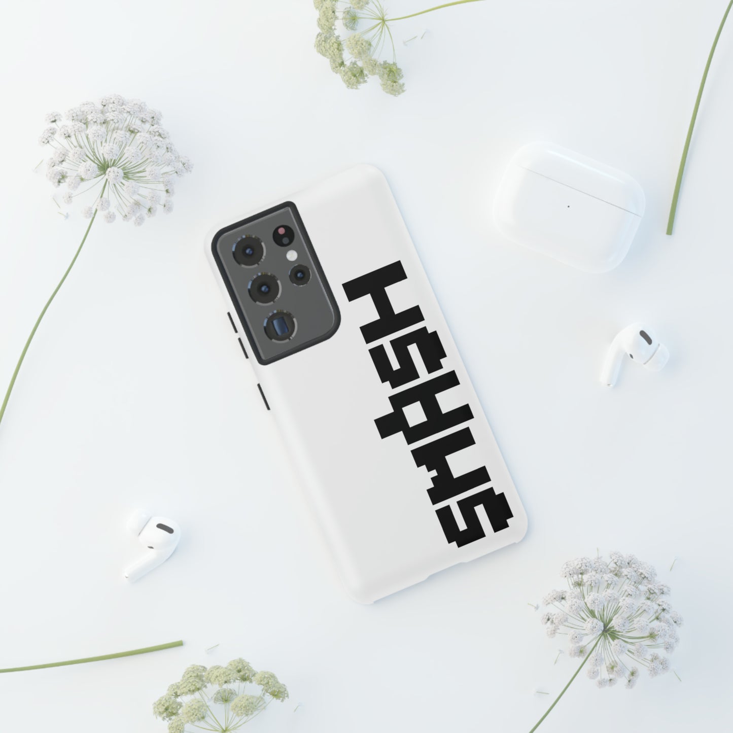 SMASH 8-Bit Logo Samsung Galaxy Phone Tough Cases (Versions S10-S21 Ultra, Plus, FE, E Available)