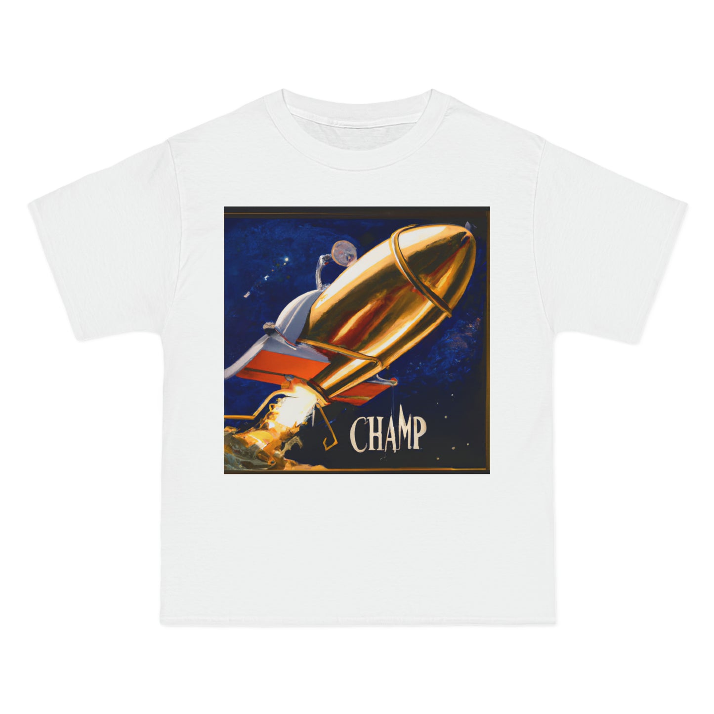 Steampunk Spaceship Champ 6 - AI Art - Beefy-T®  T-Shirt (Sizes S-6XL, Multiple Colors)