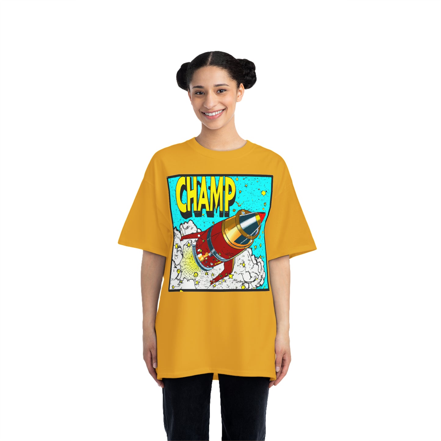 Spaceship Champ 3 - AI Art - Beefy-T®  Short-Sleeve T-Shirt