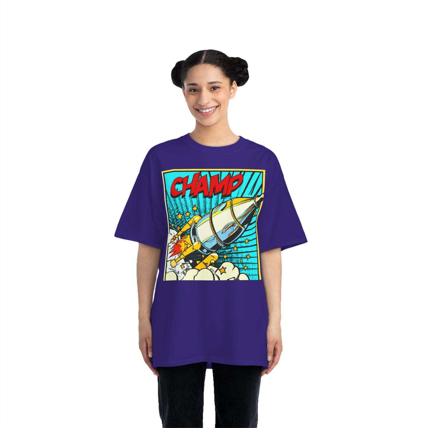 Spaceship Champ 4 - AI Art - Beefy-T®  Short-Sleeve T-Shirt