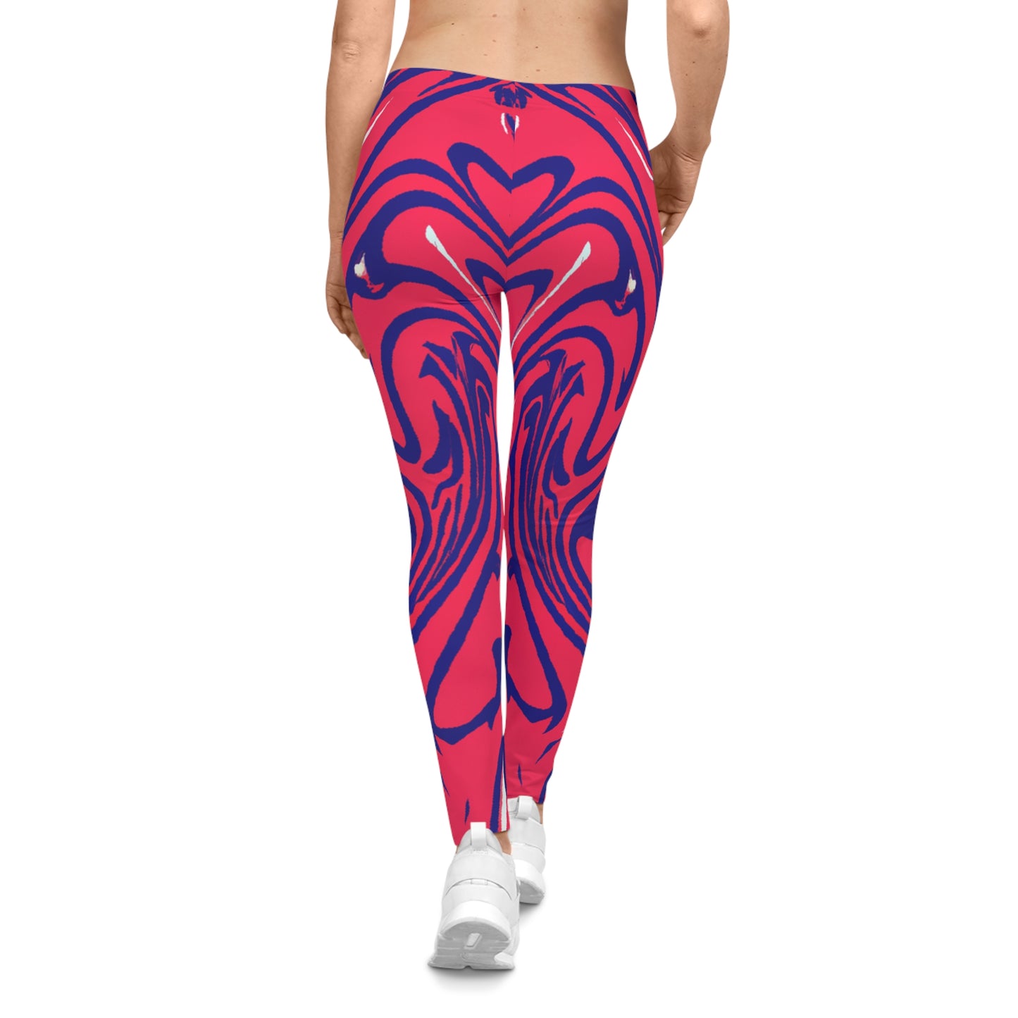 Martian Fingerprint - AI Art - Women's Casual Leggings (AOP)