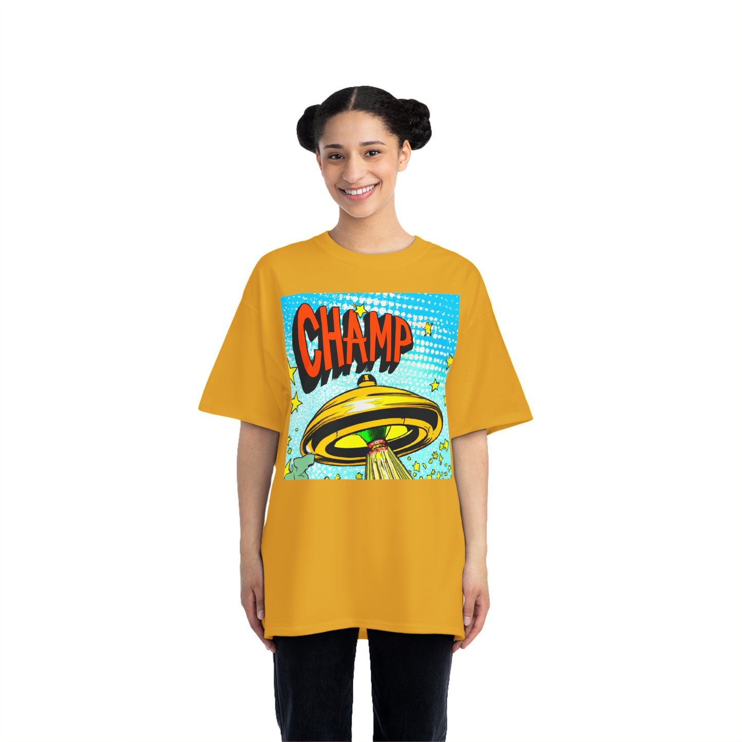 UFO CHAMP 10 - AI Art - Beefy-T® T-Shirt - (S - 6XL Sizes, Multiple Colors)