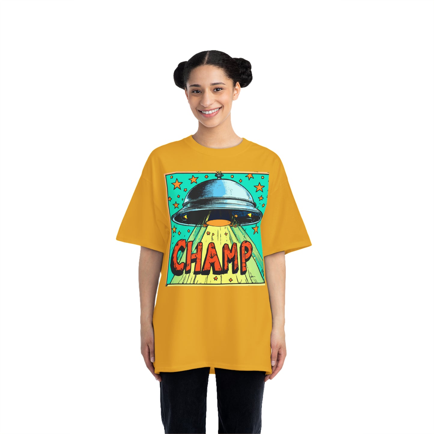 UFO Champ 1 - AI Art - Beefy-T®  Short-Sleeve T-Shirt