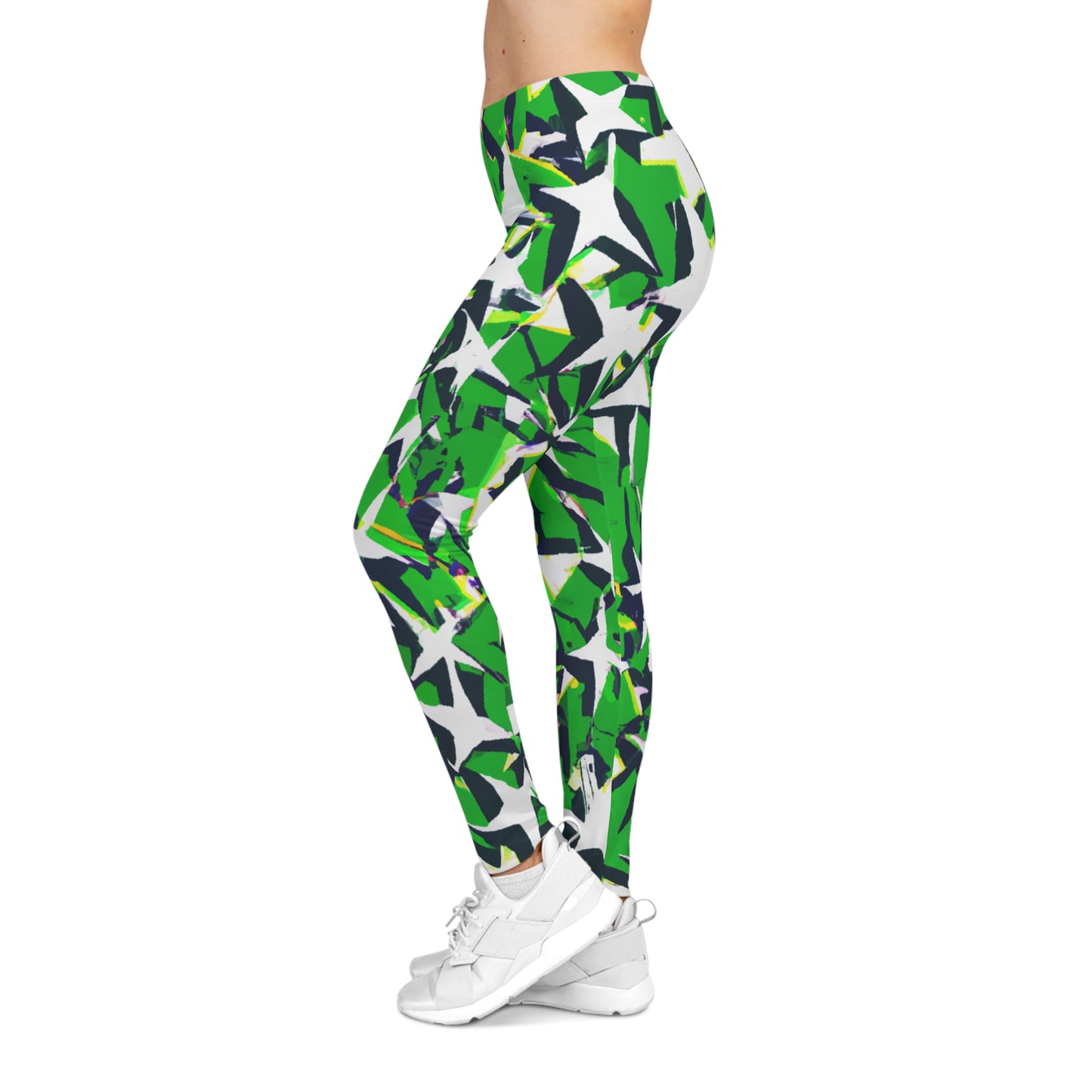 Mint Candy Anime - AI Art - Women's Casual Leggings (AOP)