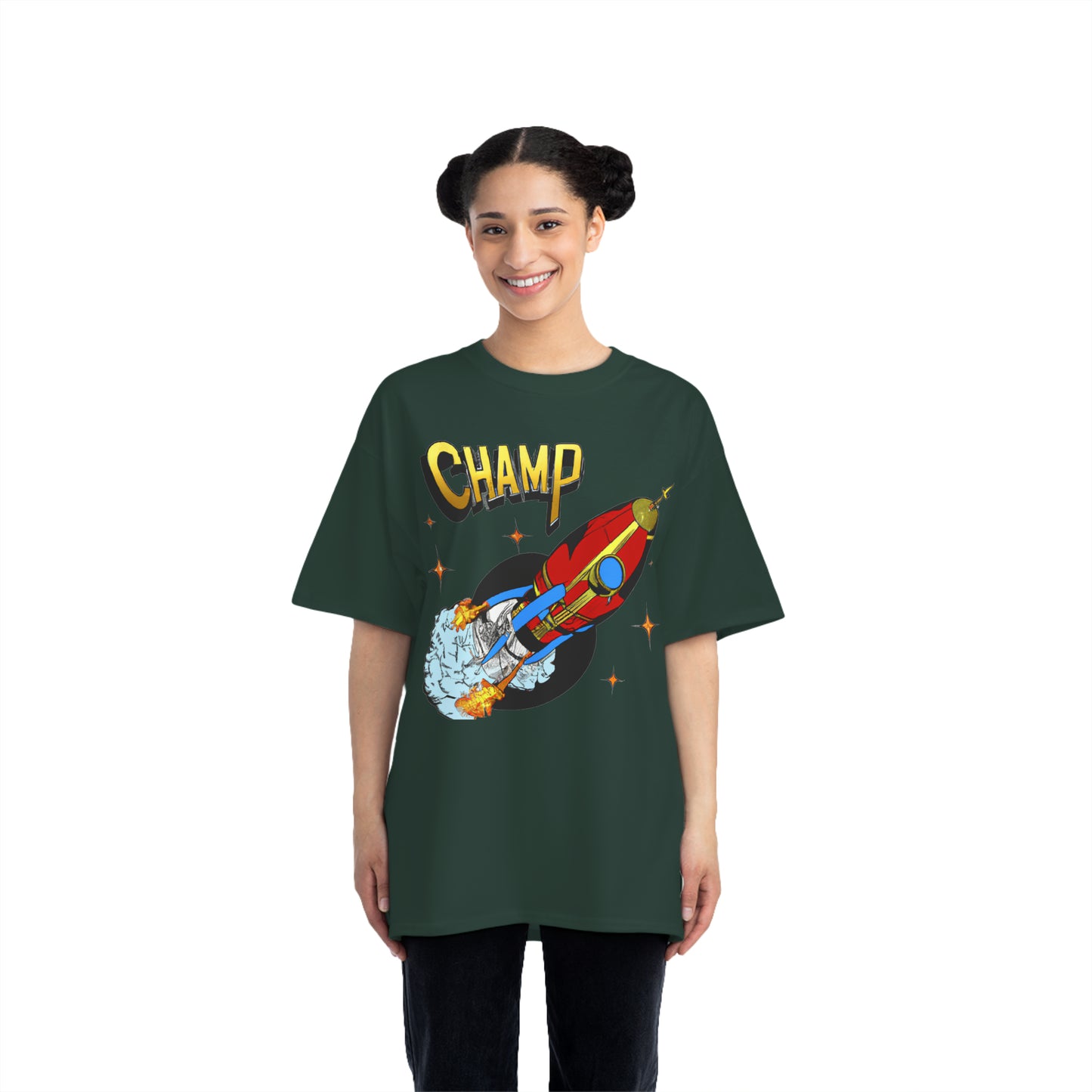 Spaceship Champ 7 - AI Art - Beefy-T®  Short-Sleeve T-Shirt