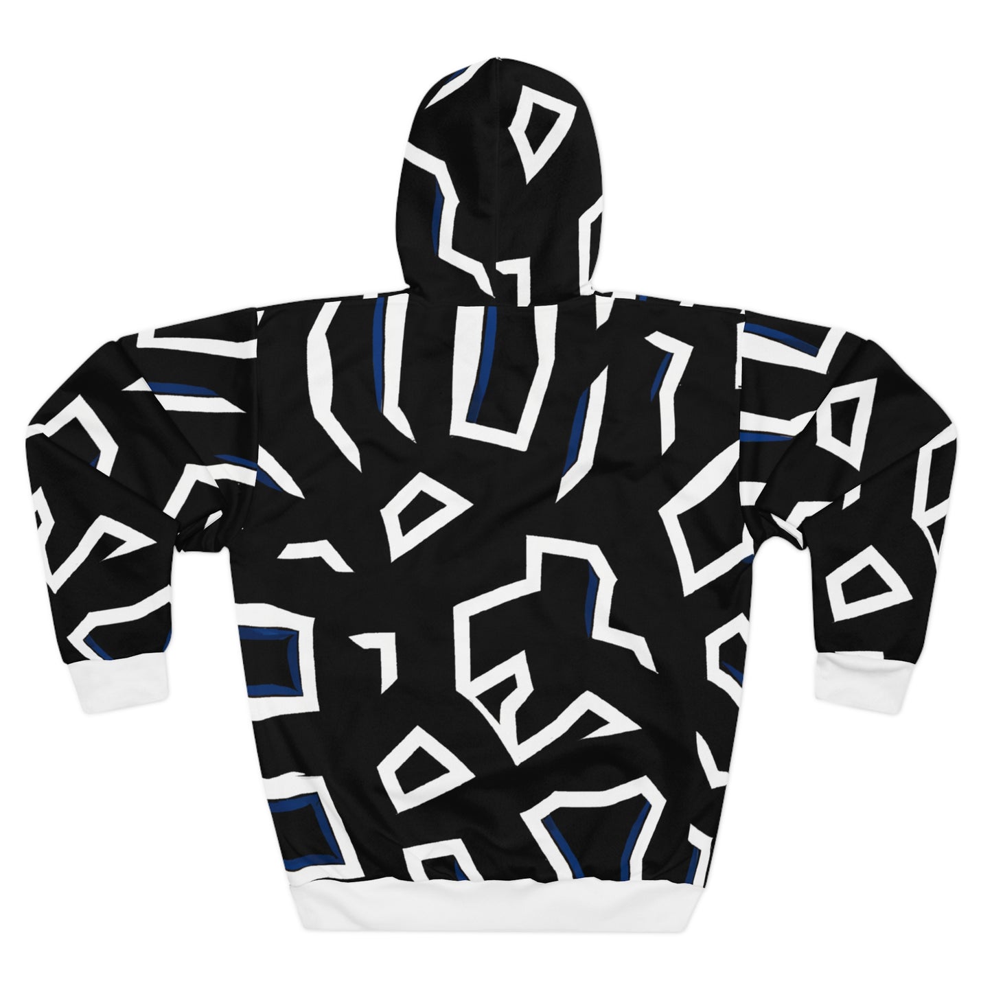 Polygon Computer Game - AI Art - Unisex Pullover Hoodie (AOP)