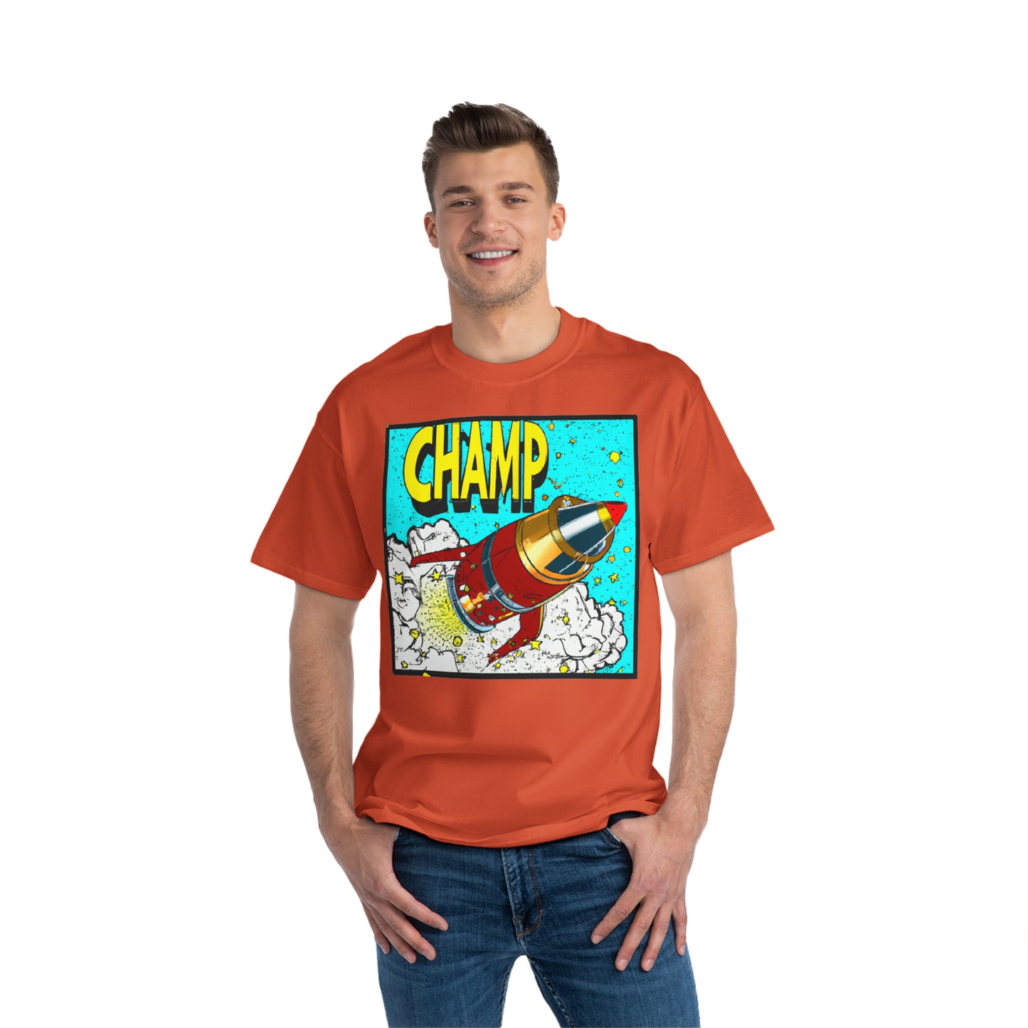 Spaceship Champ 3 - AI Art - Beefy-T®  Short-Sleeve T-Shirt