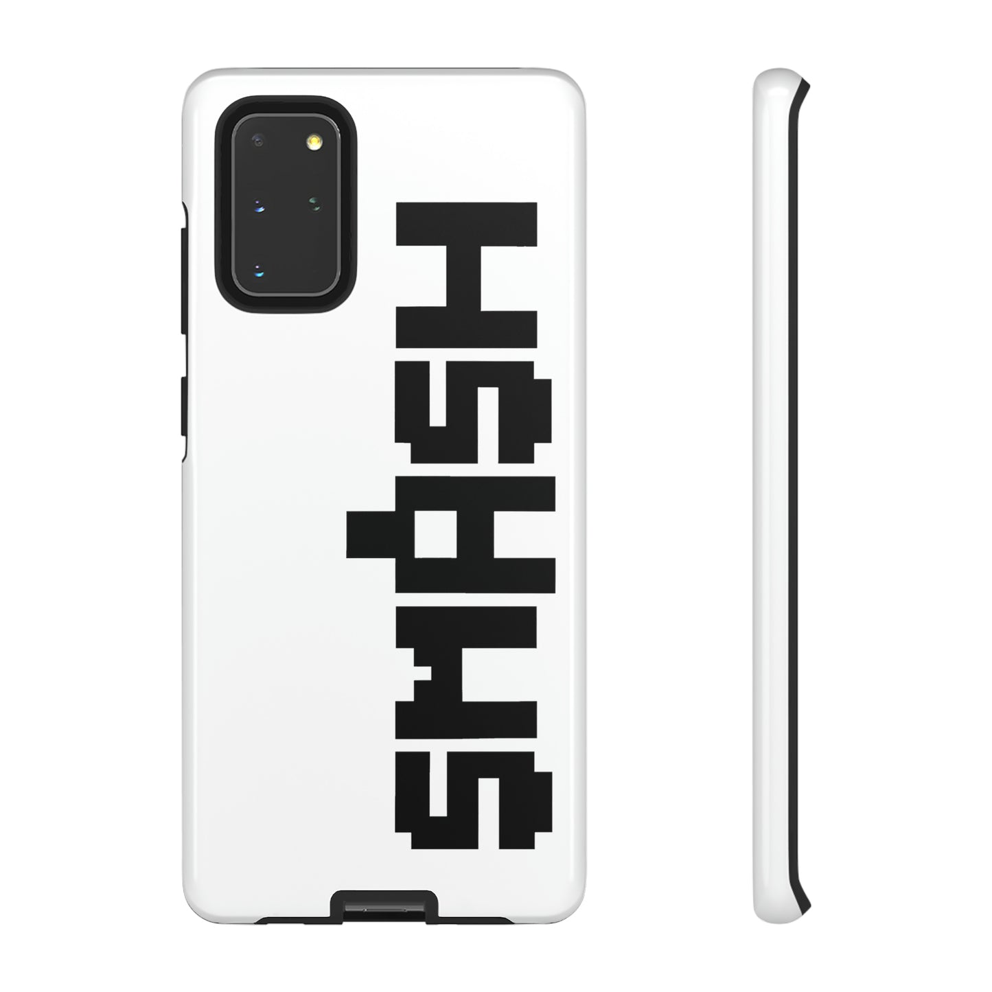 SMASH 8-Bit Logo Samsung Galaxy Phone Tough Cases (Versions S10-S21 Ultra, Plus, FE, E Available)