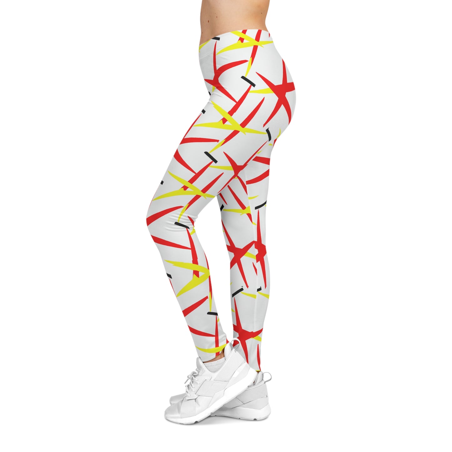 French Fries & Ketchup - AI Art - Women's Casual Leggings (AOP)