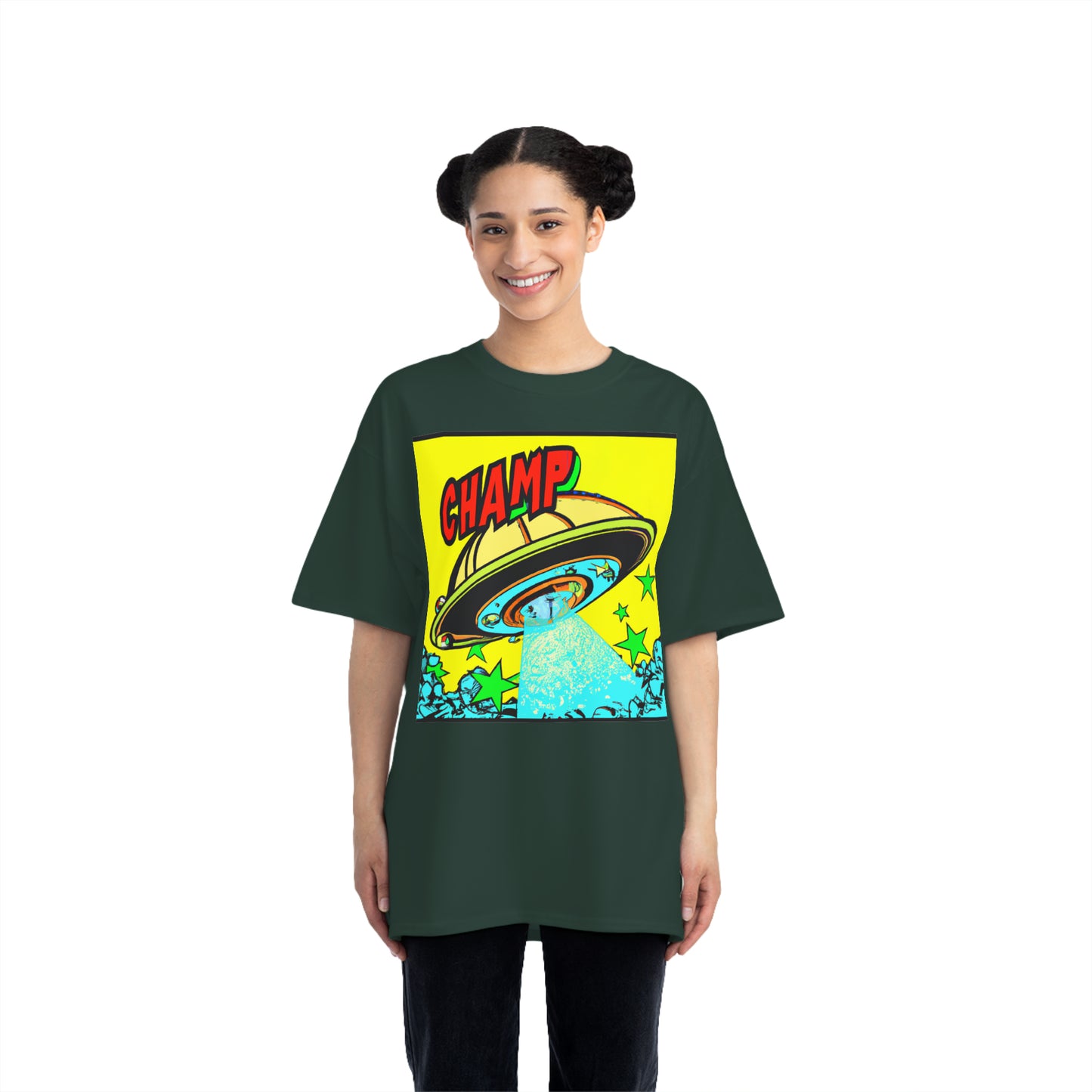 UFO CHAMP 7 - AI Art - Beefy-T® T-Shirt - (S - 6XL Sizes, Multiple Colors)