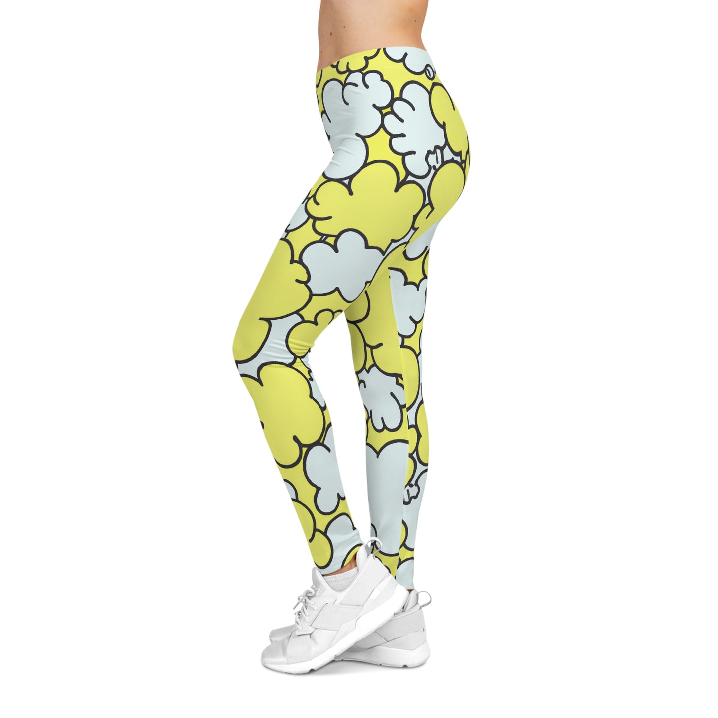 Buttered Popcorn - AI Art - Women's Casual Leggings (AOP)