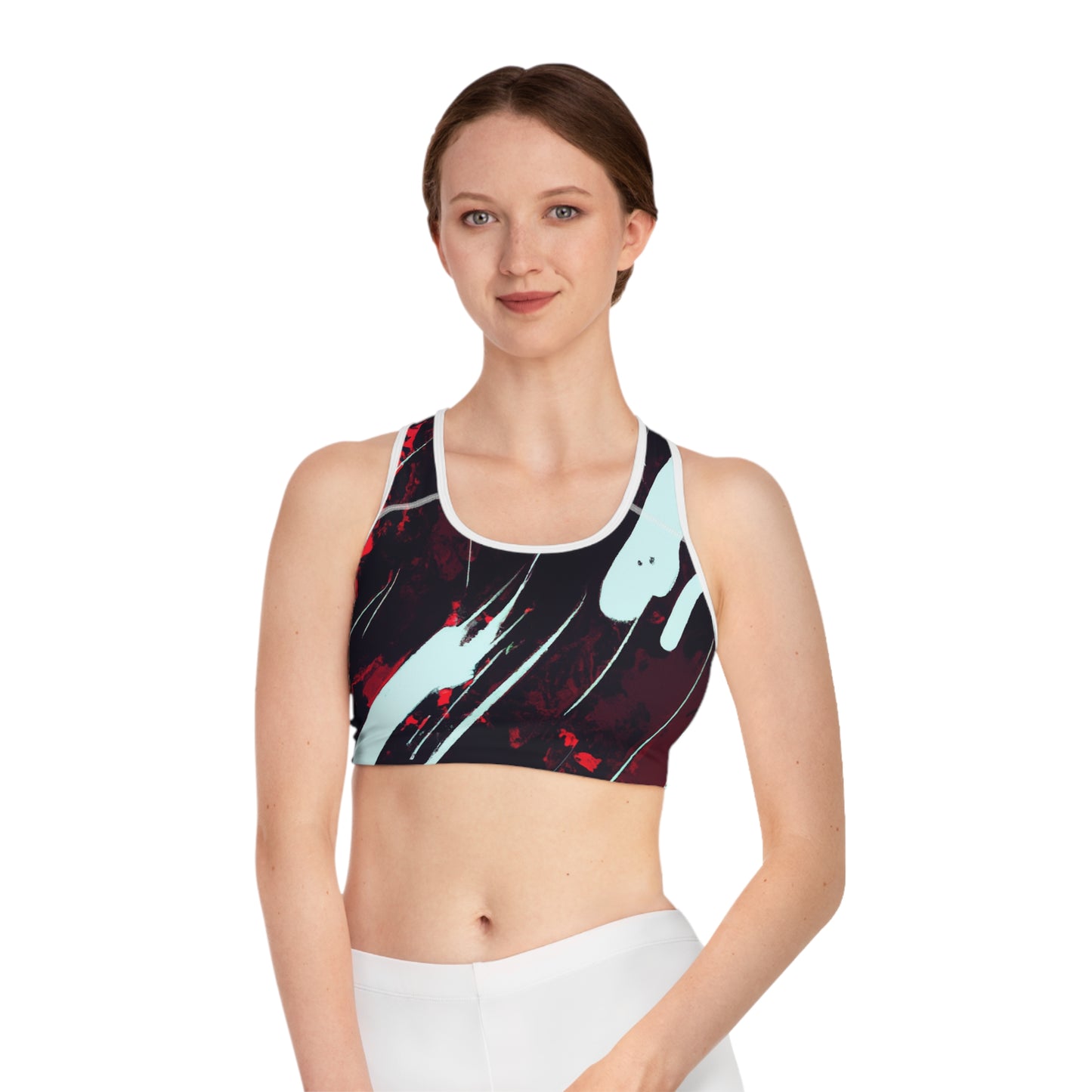 Paint On Rust - AI Art - Sports Bra (AOP)