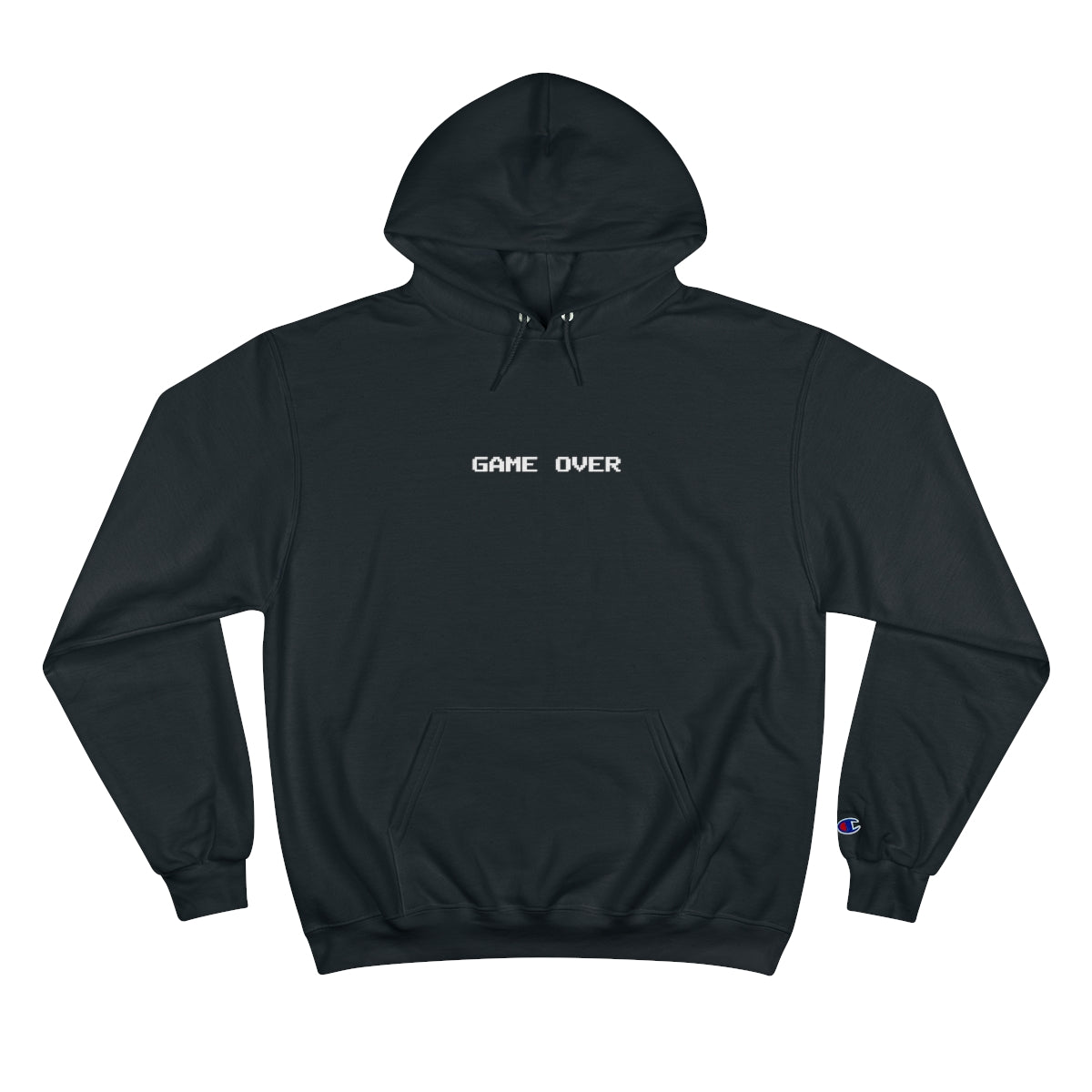 GAME OVER (8-bit) (caps, standard) - Champion Hoodie