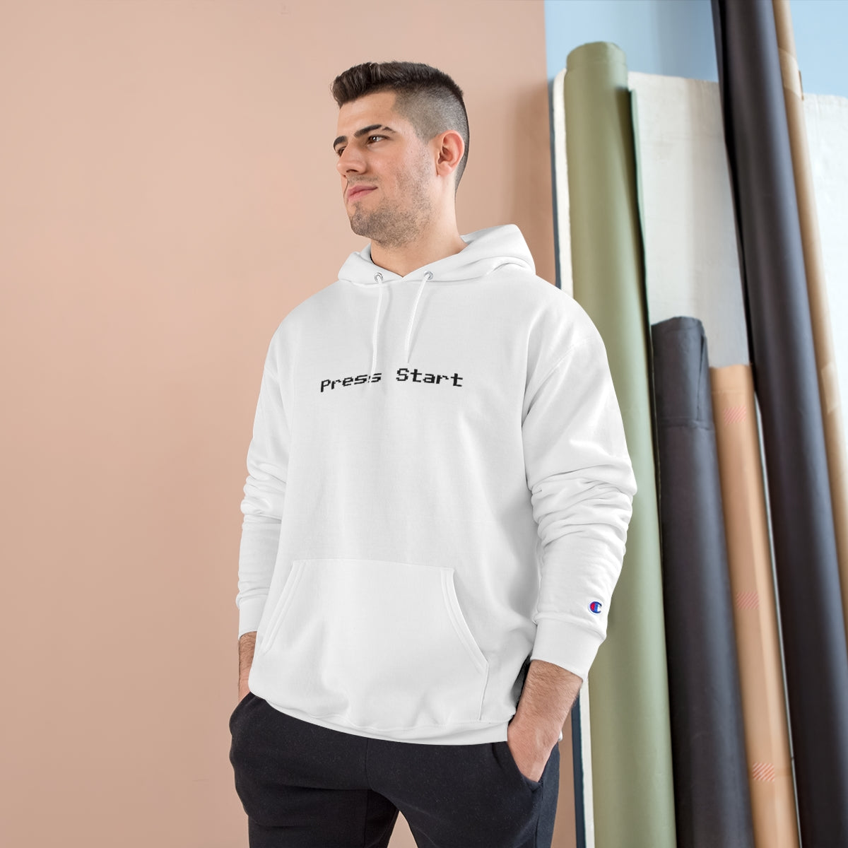 Press Start (8-bit) - Champion Hoodie