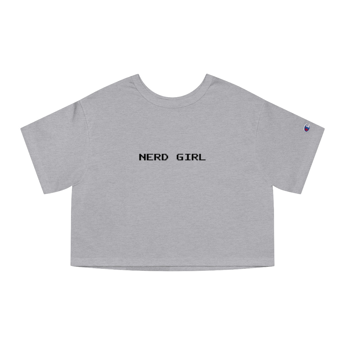 NERD GIRL (8-bit)  - Champion Women's Heritage Cropped T-Shirt