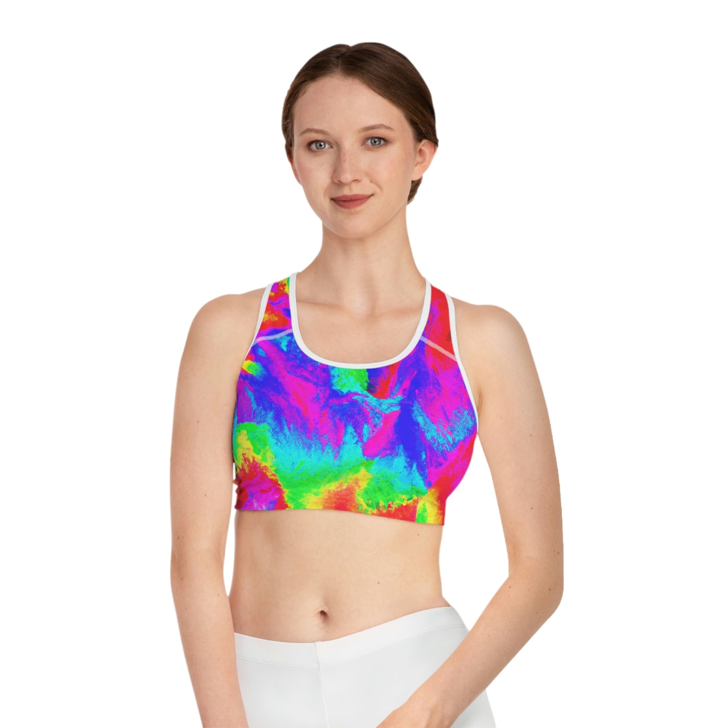 Tropical Storm Radar - AI Art - Sports Bra